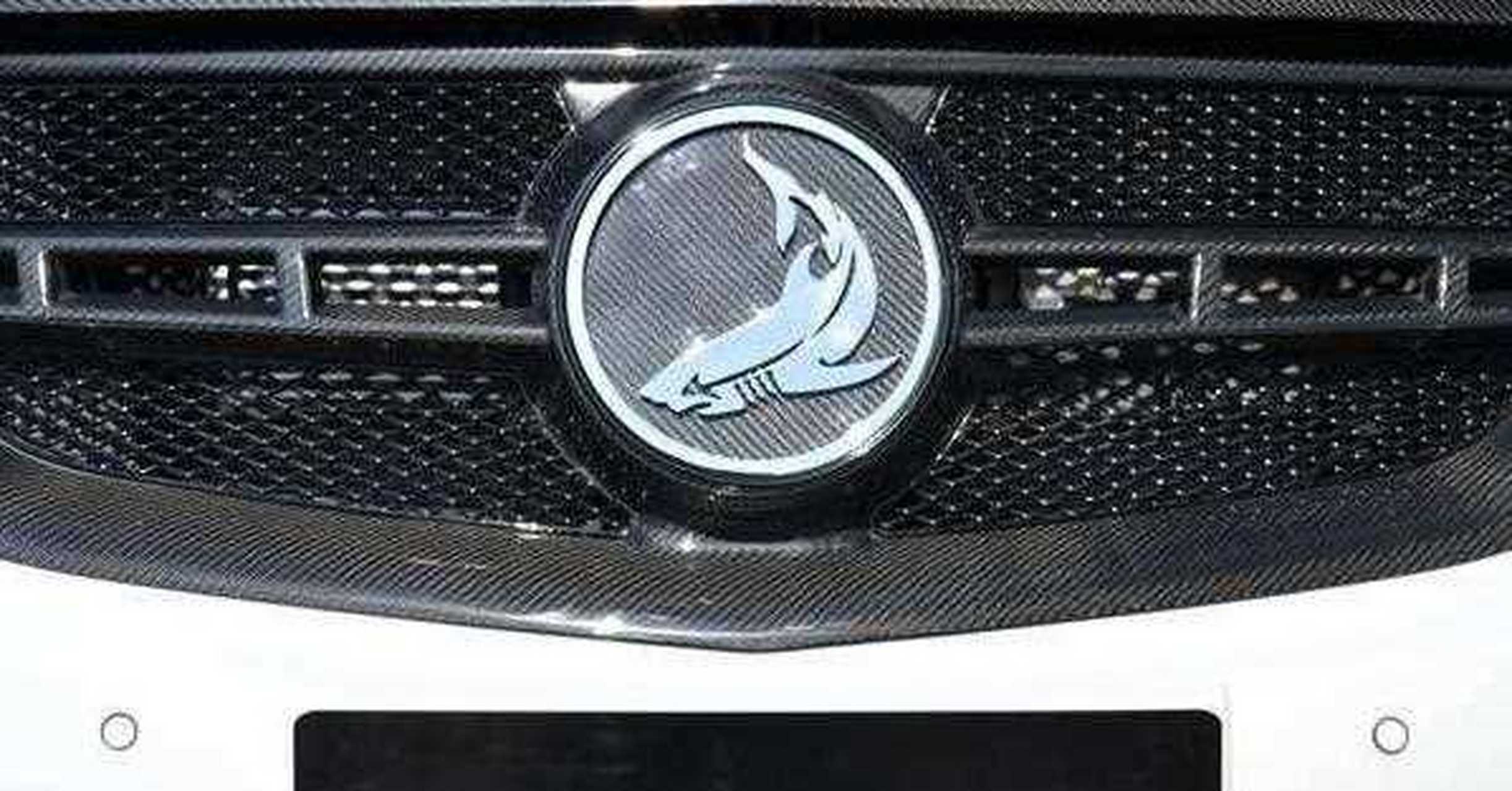 奔驰v换上鲨鱼车标,凶猛霸气,六座布局适合家用以及商用. [哟]