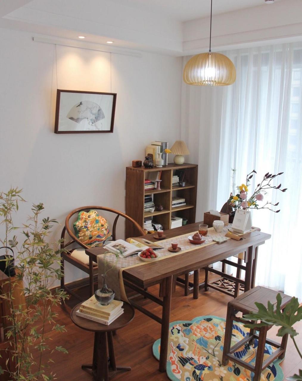 10平方的茶室,我的一方静地 [小红花] 时节,乍暖还寒.