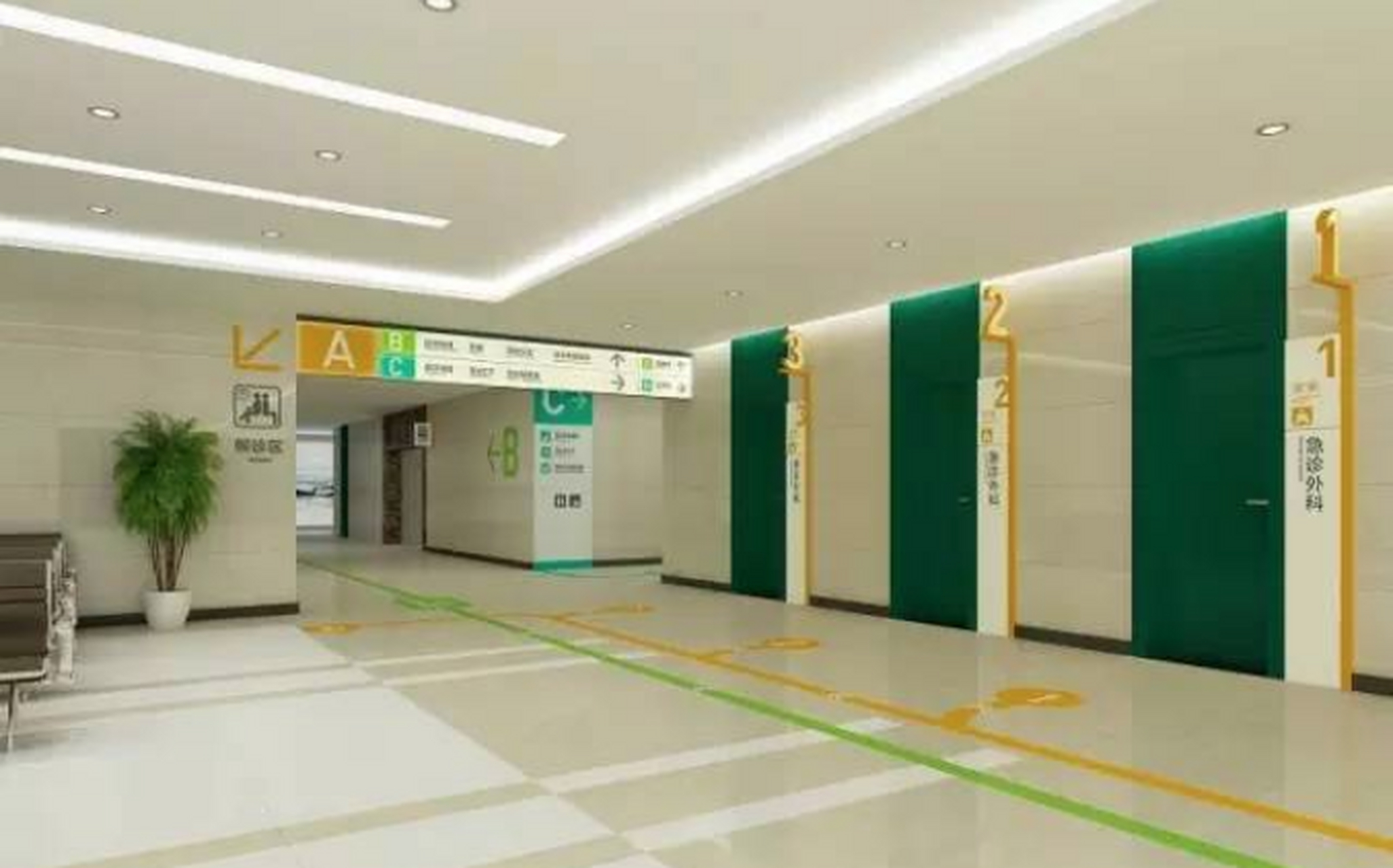 医院标识标牌设计方案案例-医院导视系统设计制作安装案例-江苏省苏北