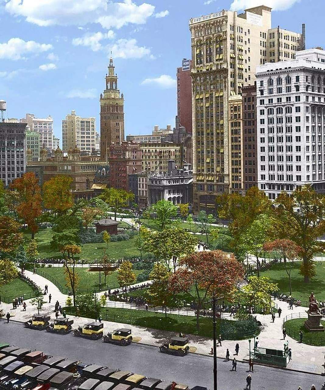 领动计划# 1920年代,美国纽约的麦迪逊广场.