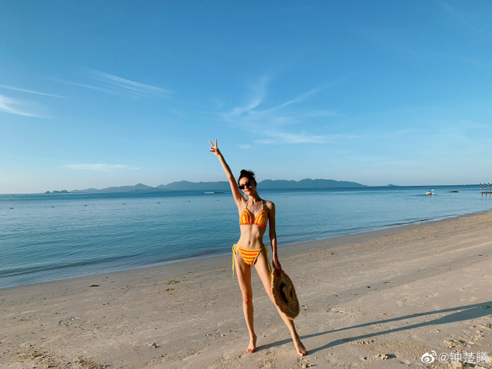 钟楚曦泳装照 #娱乐圈吃瓜课代表