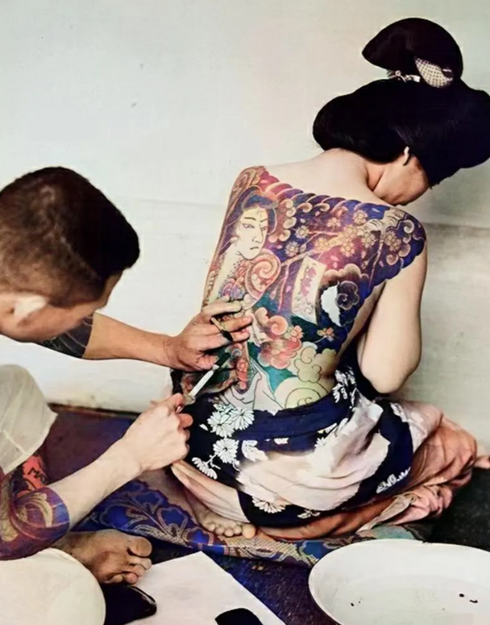 1946年,日本东京大师级的纹身作品
