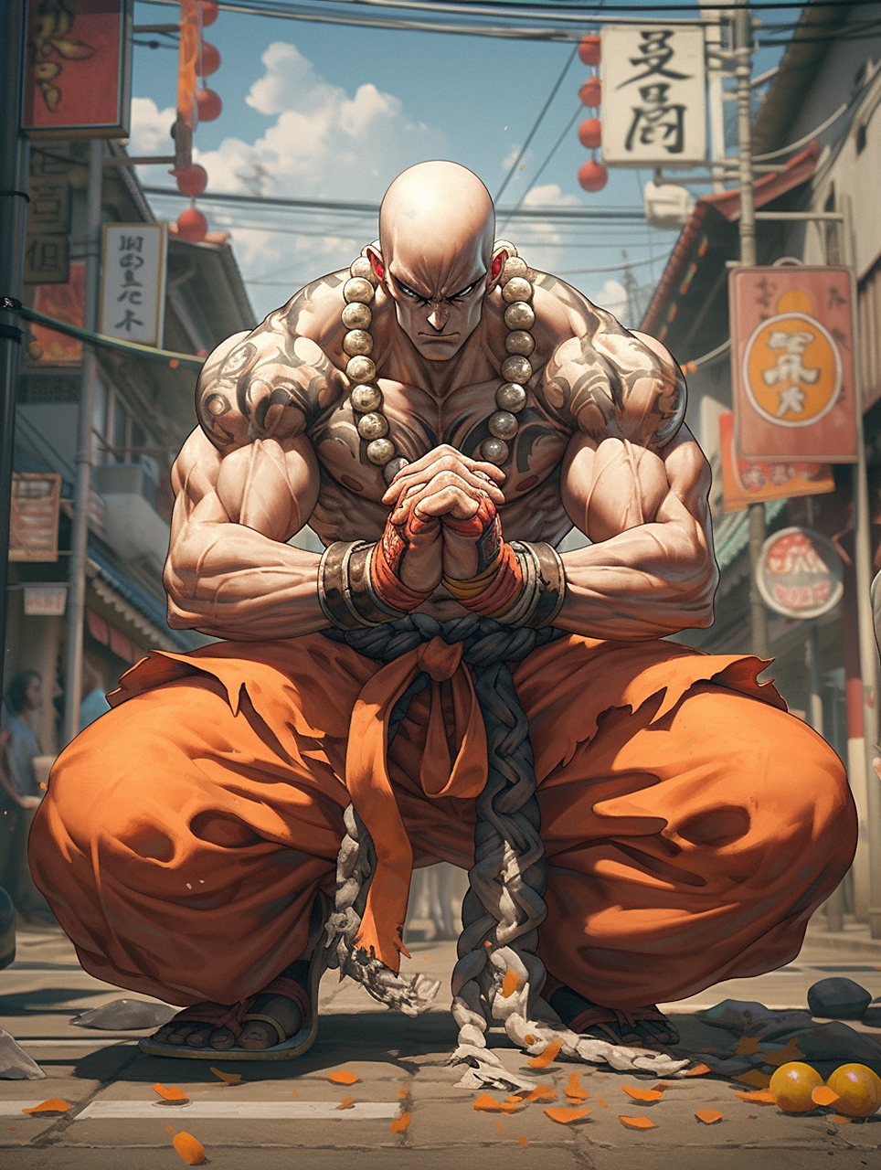 达尔西姆:印度街头霸王展现独特魅力  "街头霸王"达尔西姆来自印度,以