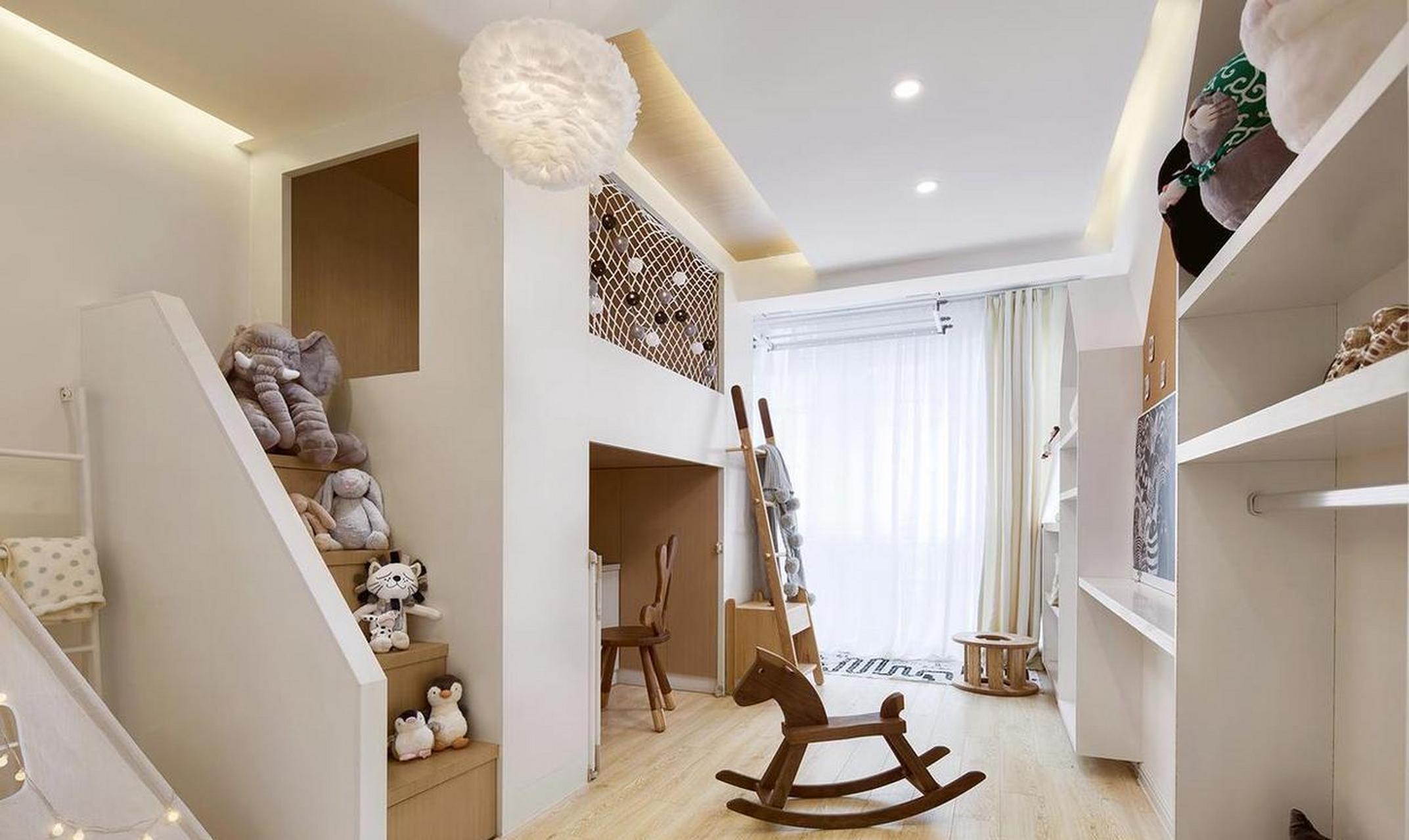 99%的孩子都喜欢的儿童房 树屋设计充分利用空间, 家长:别折磨我了,太