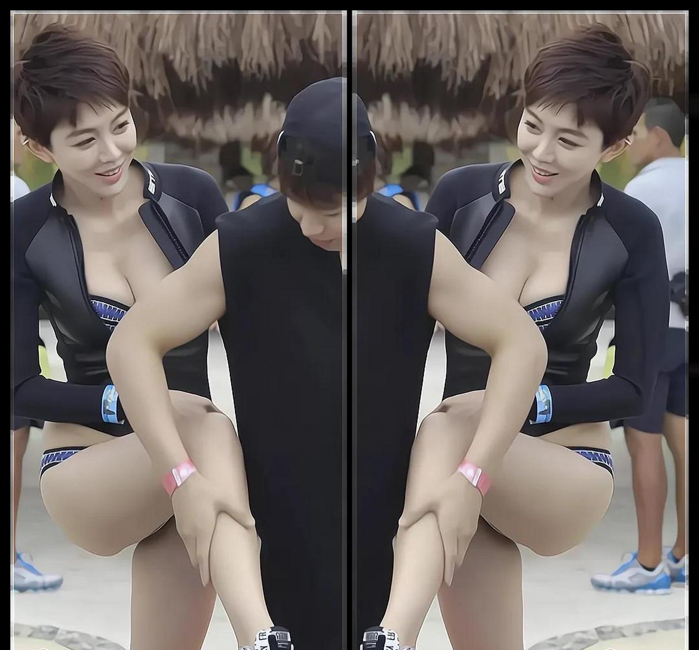 姜妍:不把网友当外人,穿丁字裤高抬腿,比基尼大秀事业线好到爆