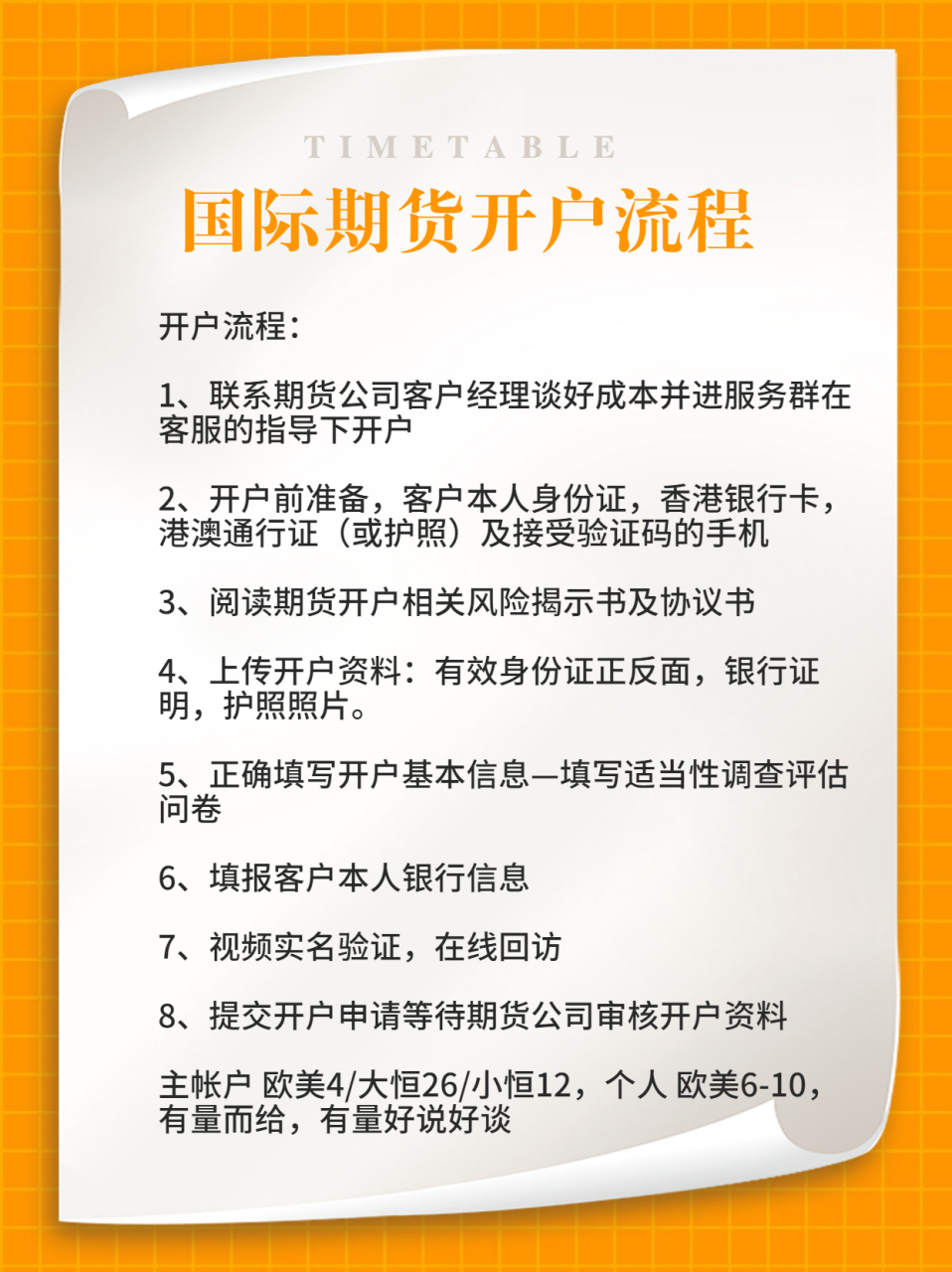 正大国际期货开户流程国际期货主账户