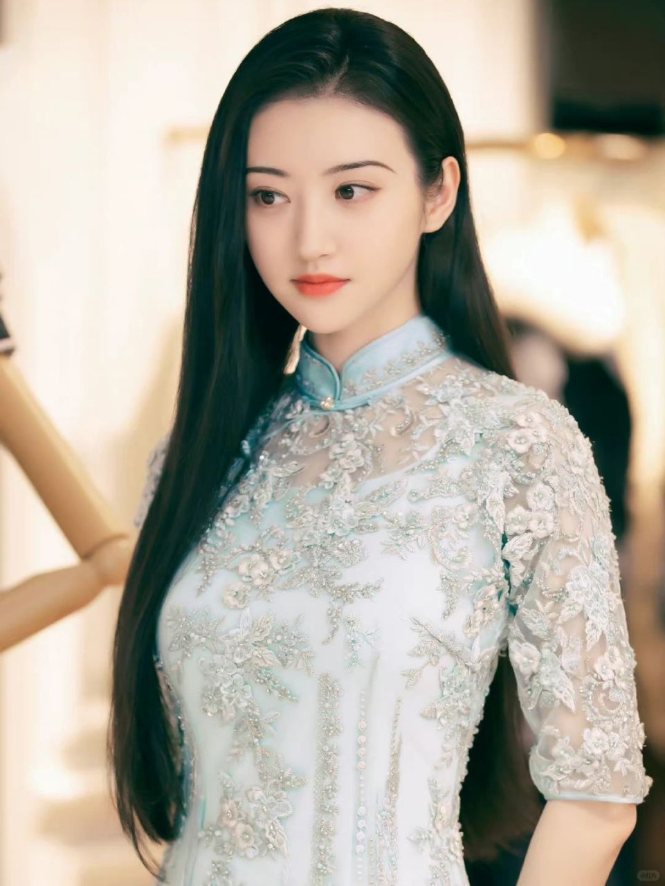 景甜 | 人间富贵花  柳叶细眉,红唇粉面,好适合甜甜气质