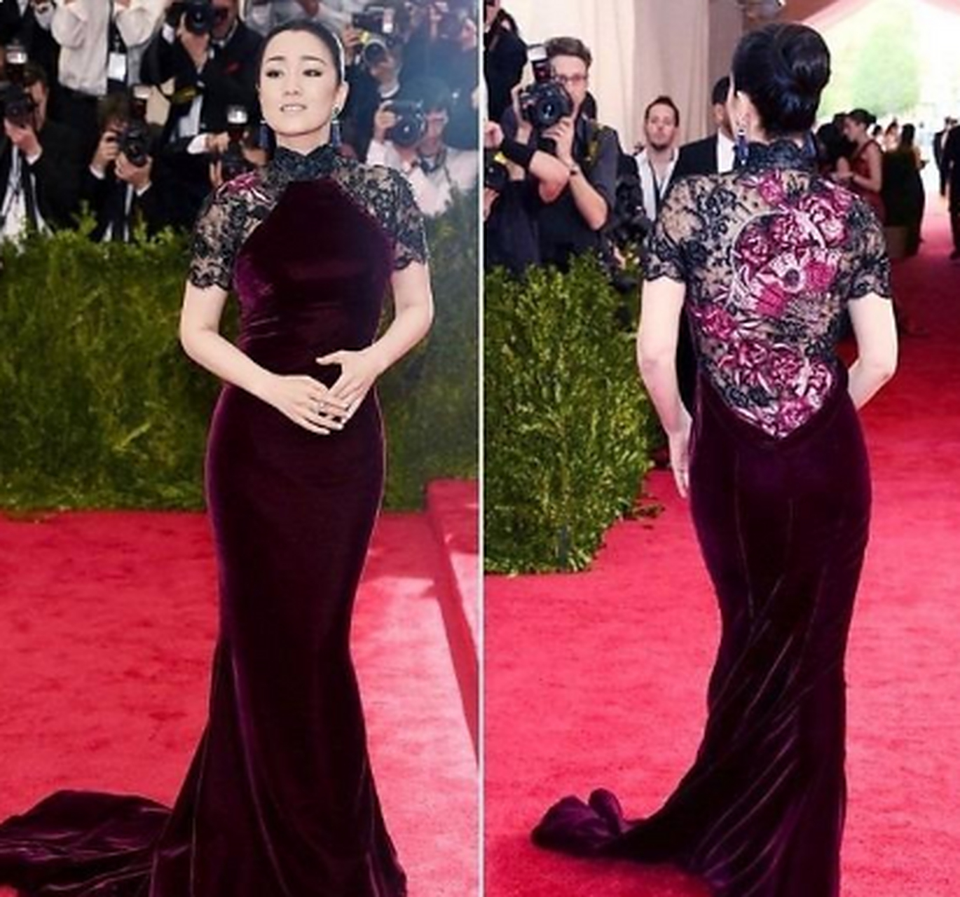 55岁巩俐穿起旗袍来,简直别有一番韵味.