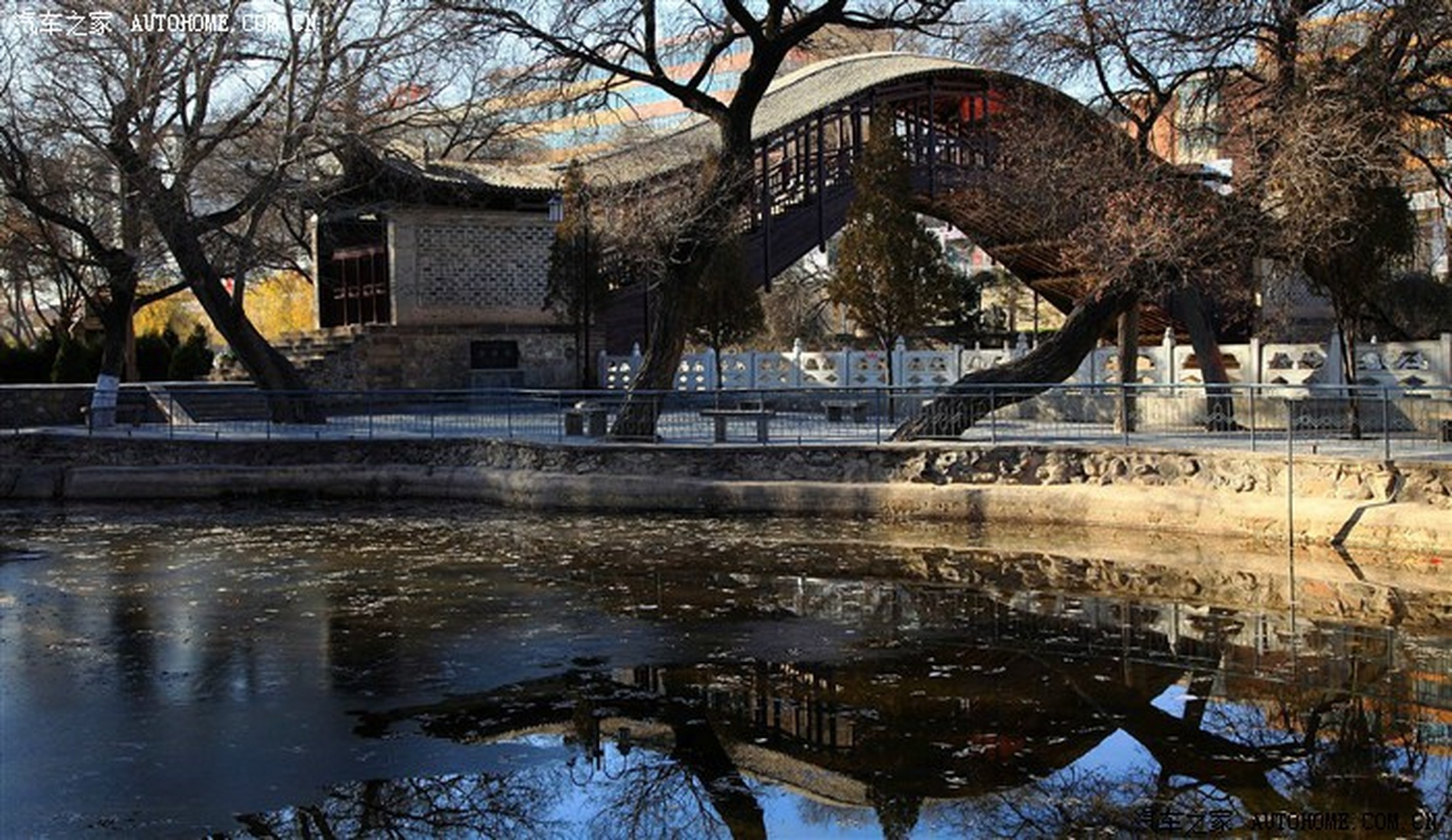 定西市最美的渭源灞陵桥公园 渭源县灞陵桥公园位于甘肃省的渭源县城