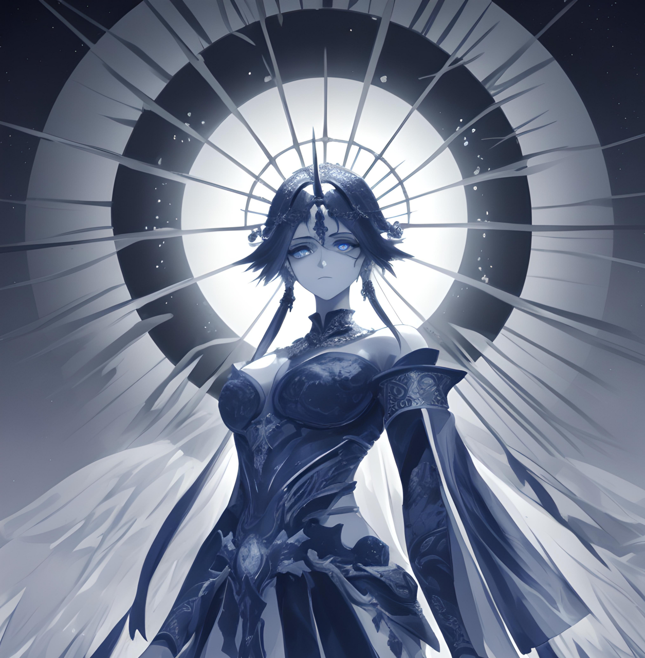 二次元美图##动漫美图##动漫头像和壁纸##气场##纯黑系