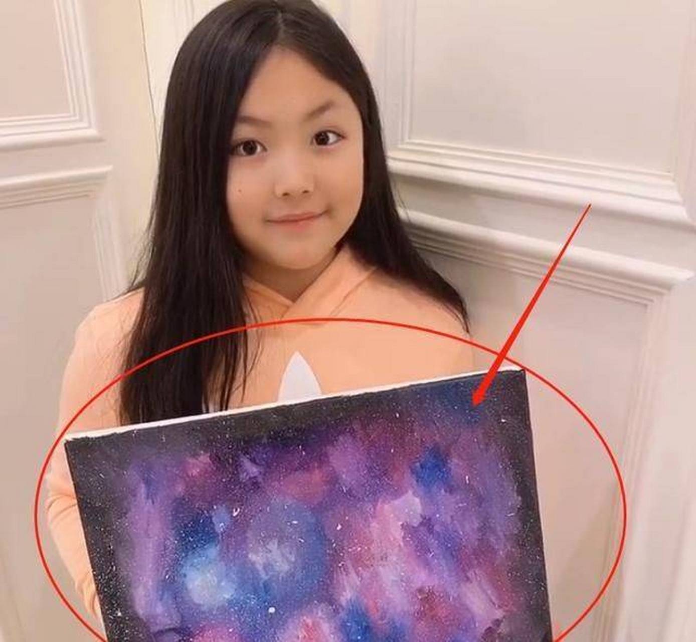 李湘女儿王诗龄的一幅涂鸦画作,竟然被拍卖了100万,消息传出后一片