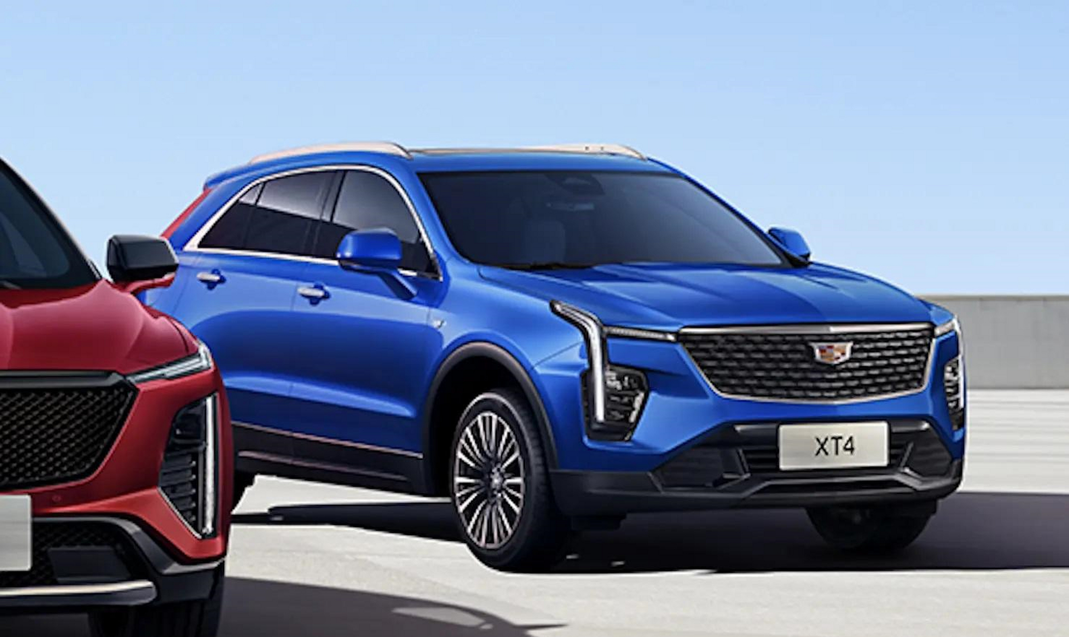 日前,新款凯迪拉克xt4官图正式发布.