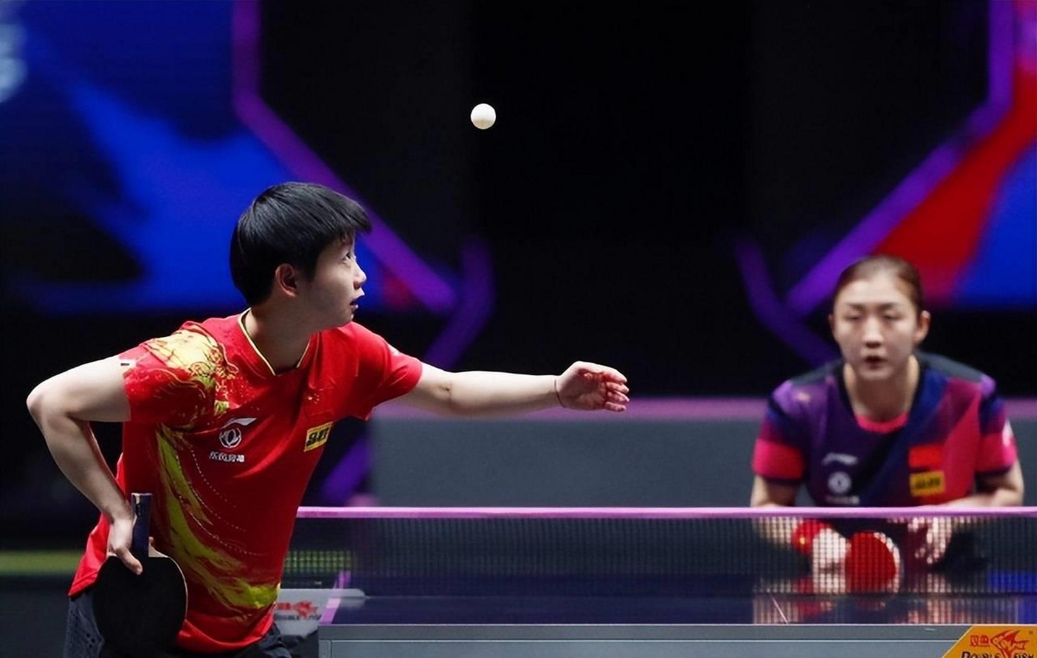 4月14日,wtt新乡冠军赛2023,女单半决赛,孙颖莎4-0战胜陈梦,四局比分