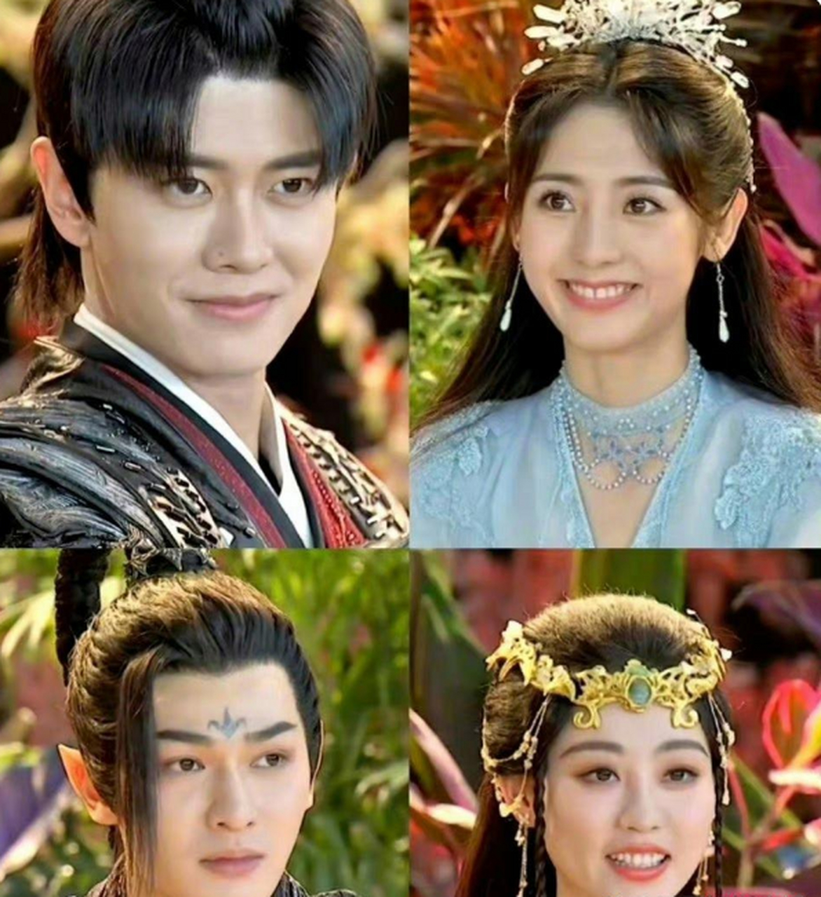 任嘉伦,邢菲,朱正廷,祝绪丹《烈焰之武庚纪》造型 你们觉得好看吗?