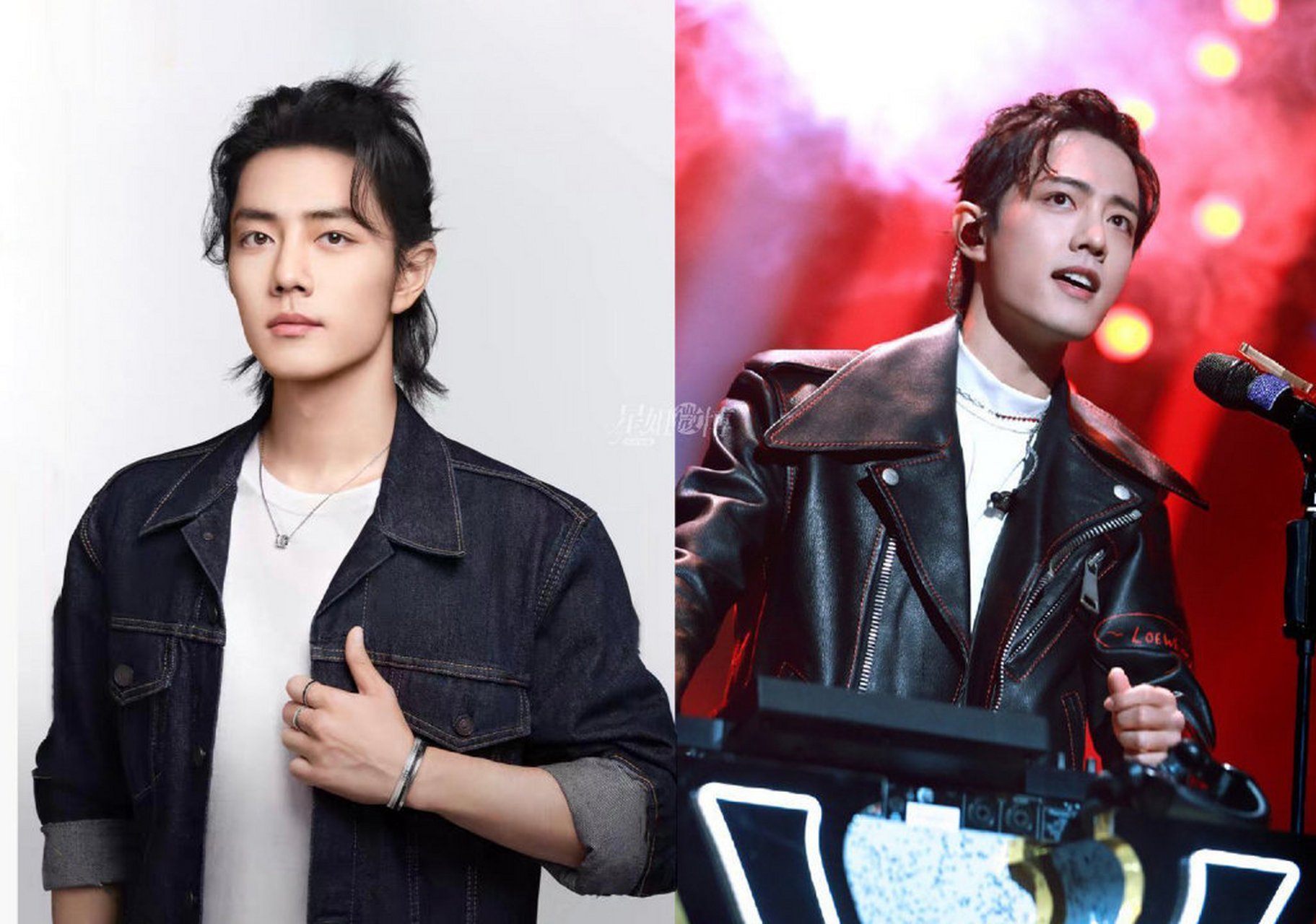 高马尾 狼尾的发型,真的太适合这张帅脸啦!超贵气高奢小王子即视感!