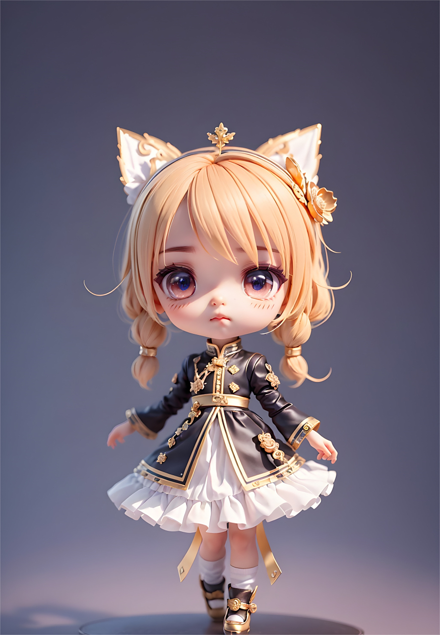 这样精致的小手办你觉得可爱嘛.