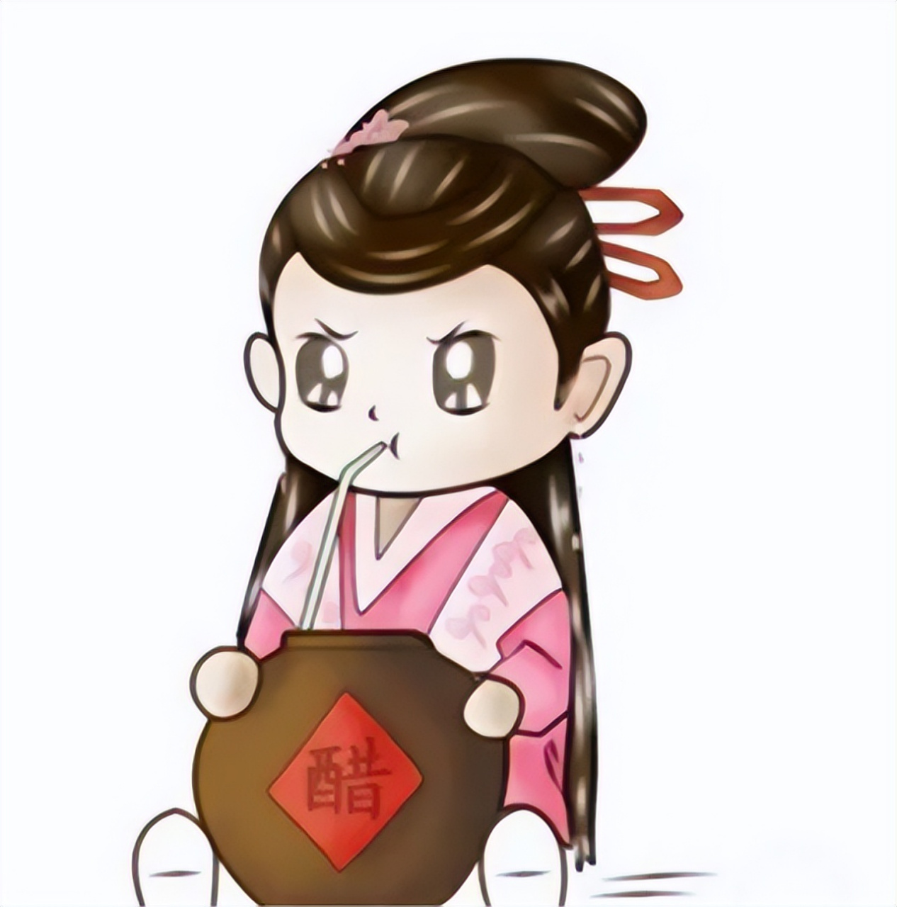 杜康发明了酒,他儿子黑塔则发明了醋.