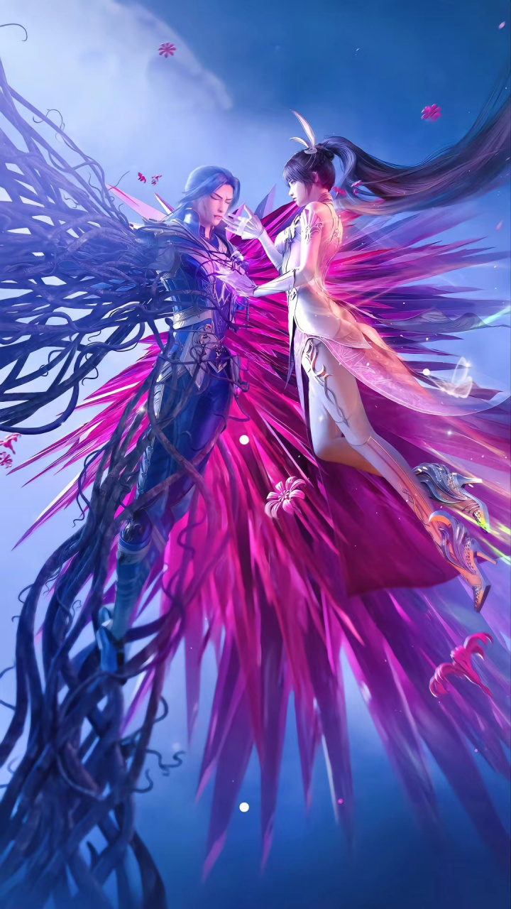 为什么这么火# #斗罗大陆2绝世唐门# 唐三小舞,修成正果 那一刻,热怂