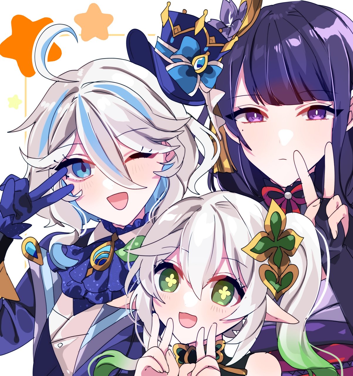 做完主线后对三女神的观感 影:老婆[色] 纳西妲:三年起步[色] 芙宁娜