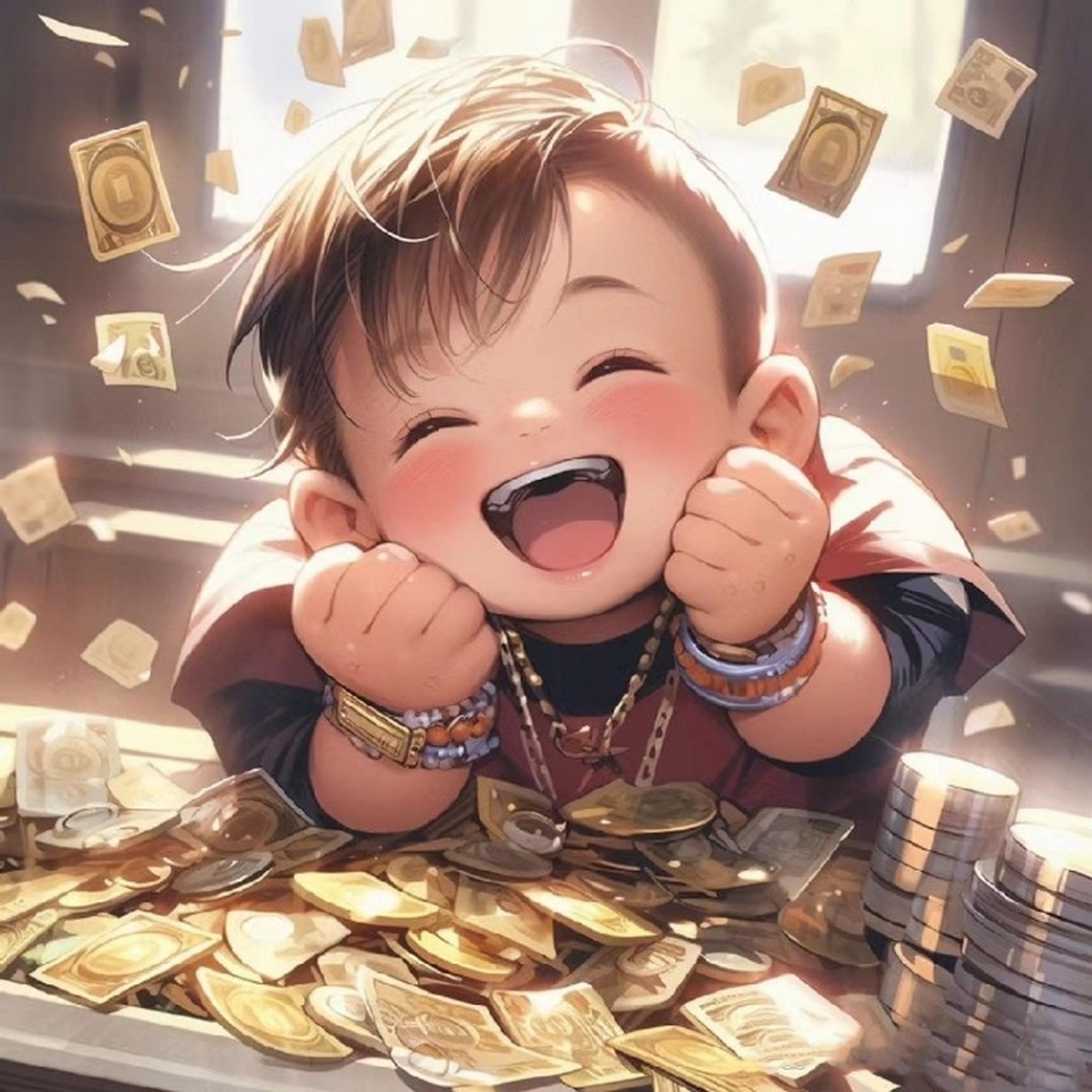 搞钱发财梦系列可爱头像 676767