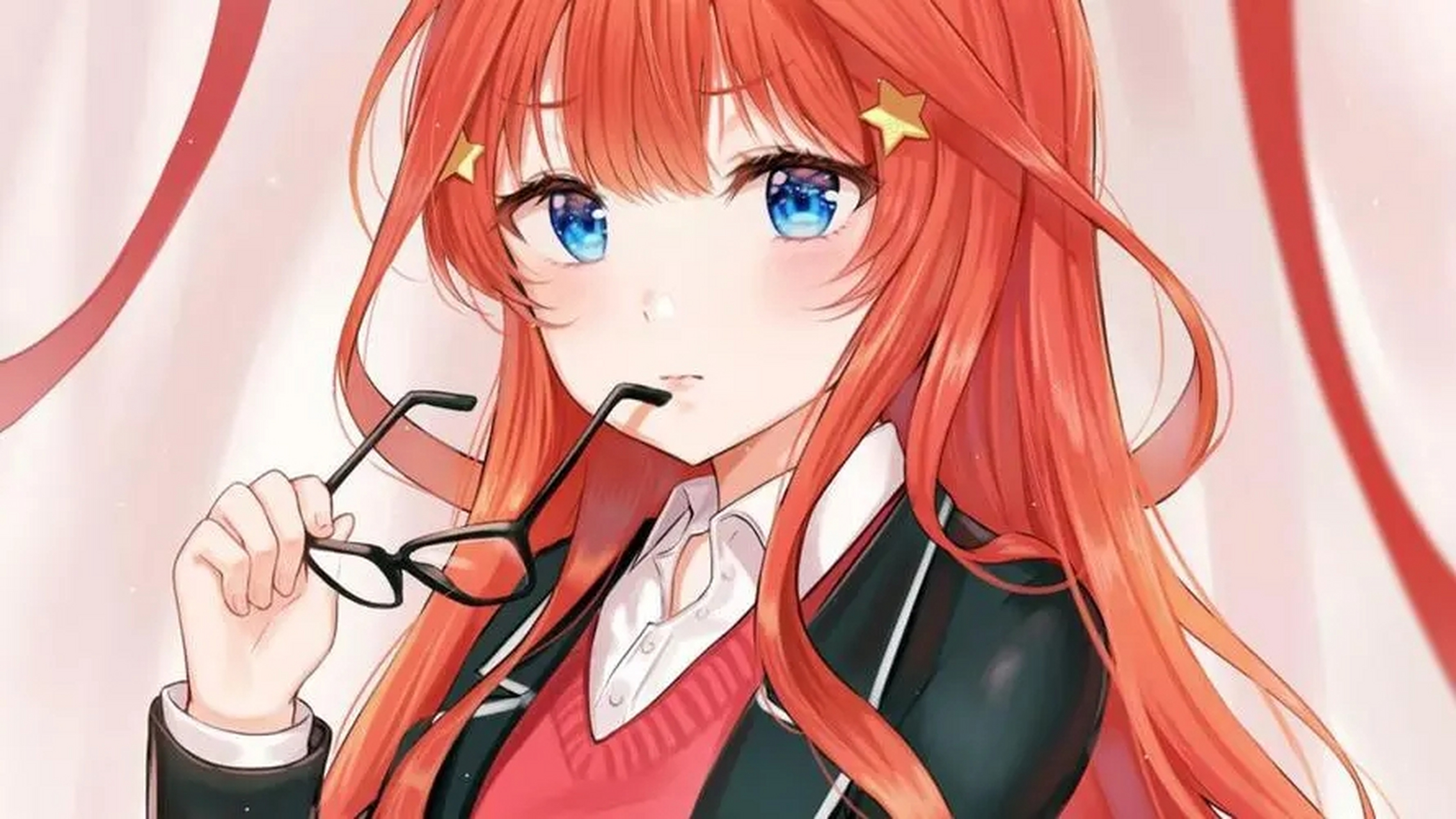 谁说红发不好看,关键还是得看脸和身材 #二次元少女美图