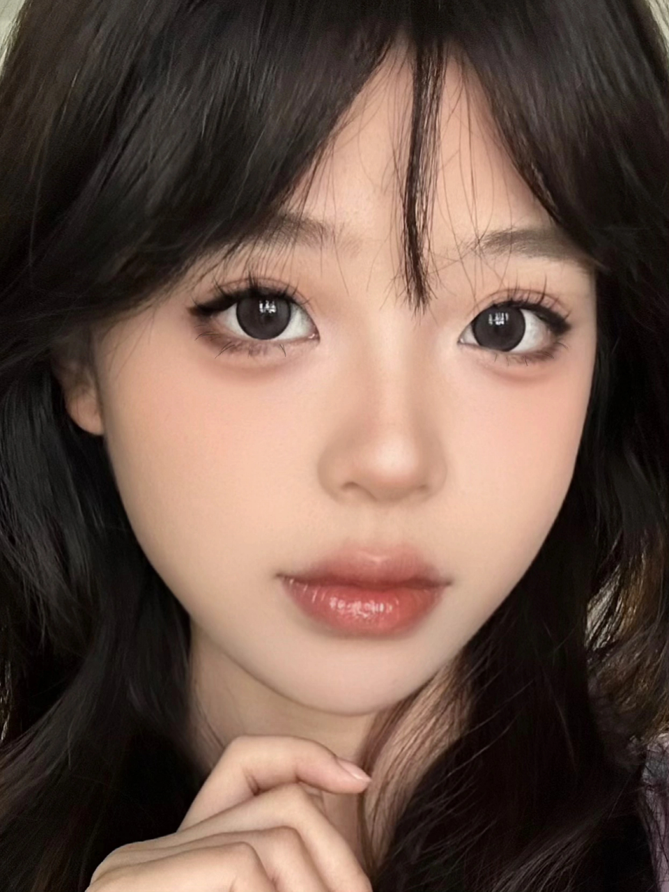 小宝们问的网感狗狗眼眼妆来喽!放大眼睛的效果也很棒!