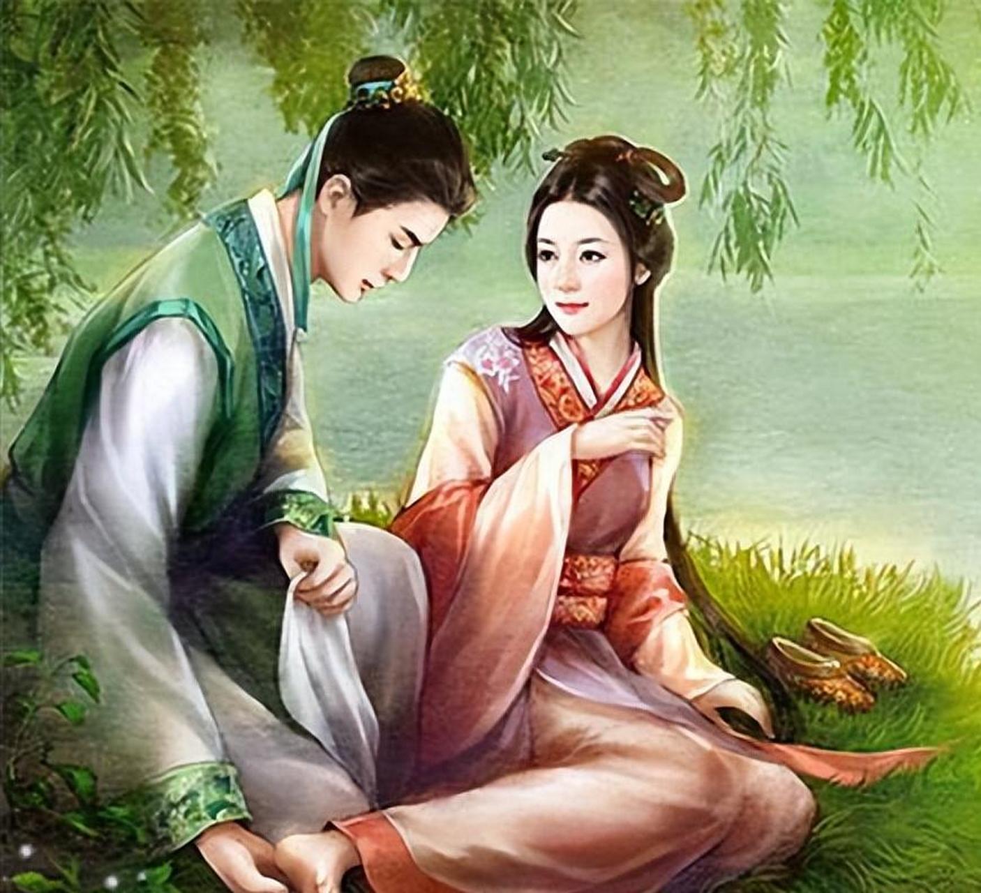 他苦寻无果后,便回了家.结果,他发现妻子正在屋里梳妆打扮