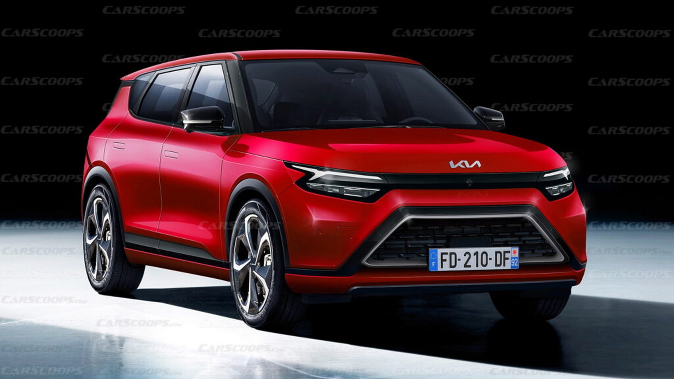 起亚ev4小型suv渲染图发布,这是一款比起亚 ev5 和 ev6 车型的更小,更