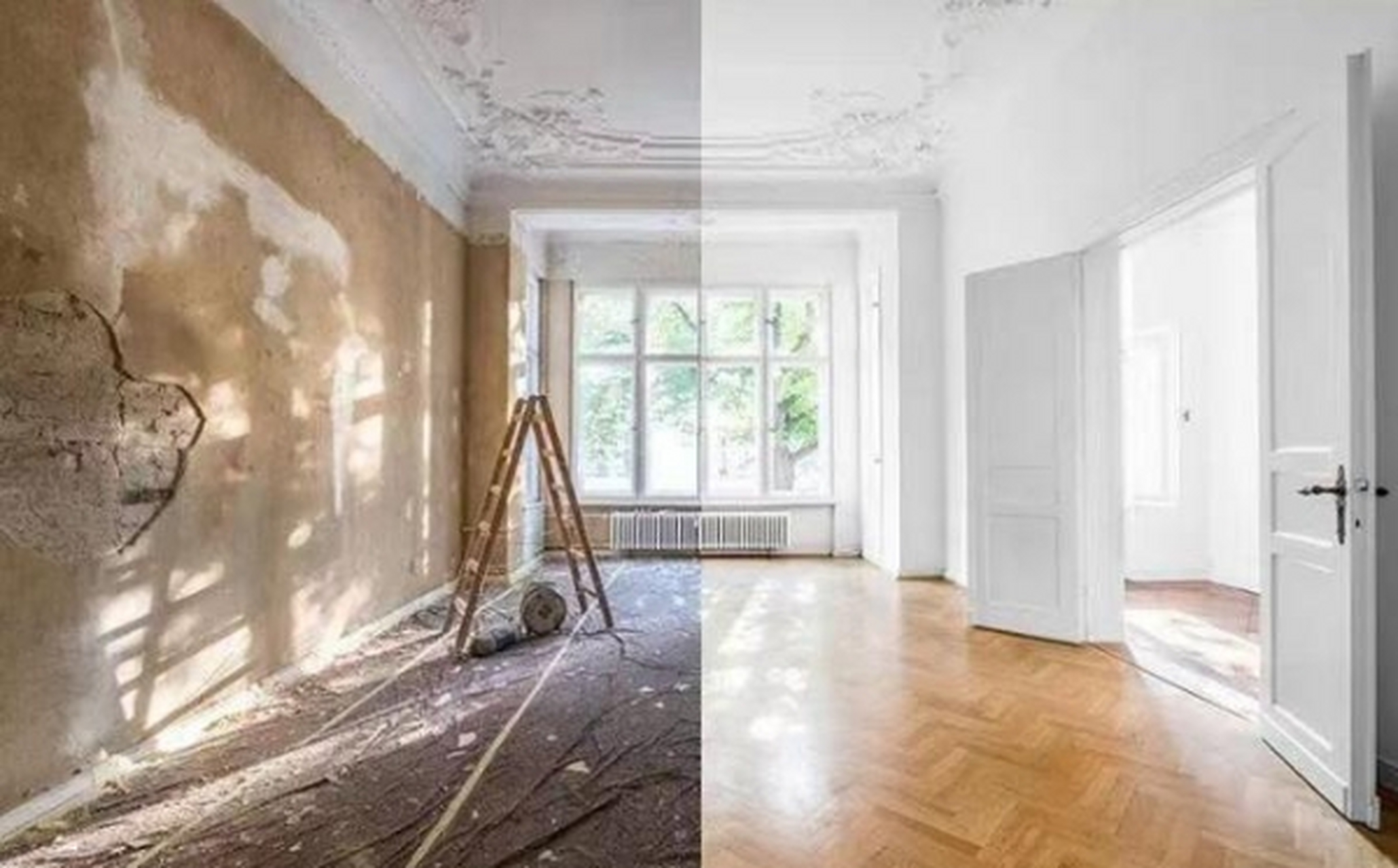 起皮,局部剥落以及难以去除的污渍,想要提升住房的美观度,墙面刷新真