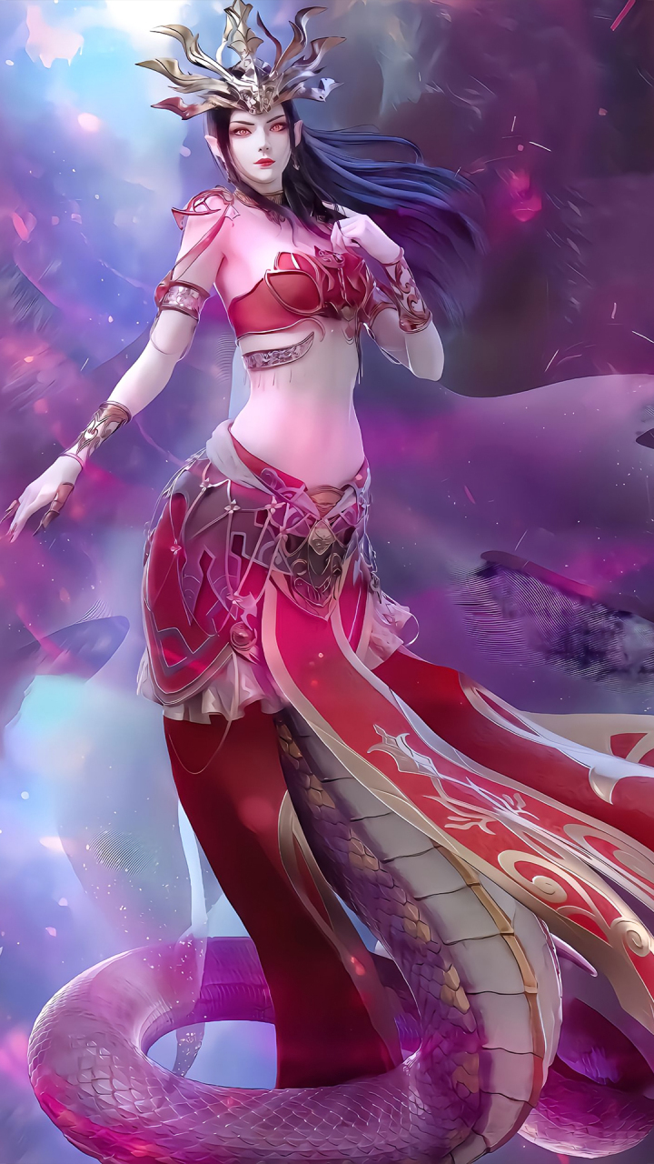 斗破苍穹精选高清壁纸丨美杜莎女王ai高清手机壁纸分享,喜欢的赶紧