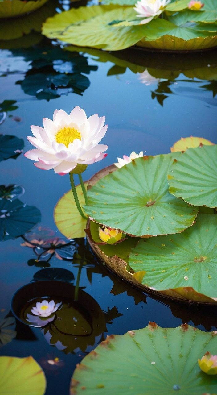 节后综合症# 11566 荷花池塘的美丽与神秘 荷花是一种非常美丽的