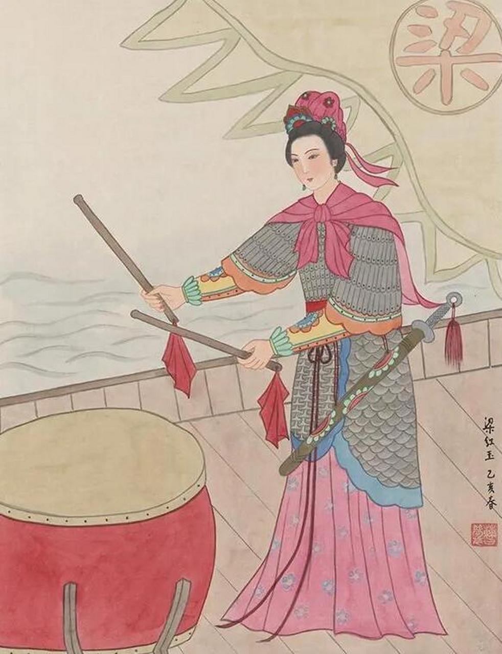 1130年,韩世忠和梁红玉夫妻合围黄天荡,堵了金兀术48天.