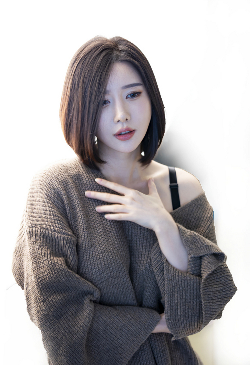 韩国车模宋姝儿,红裙车模