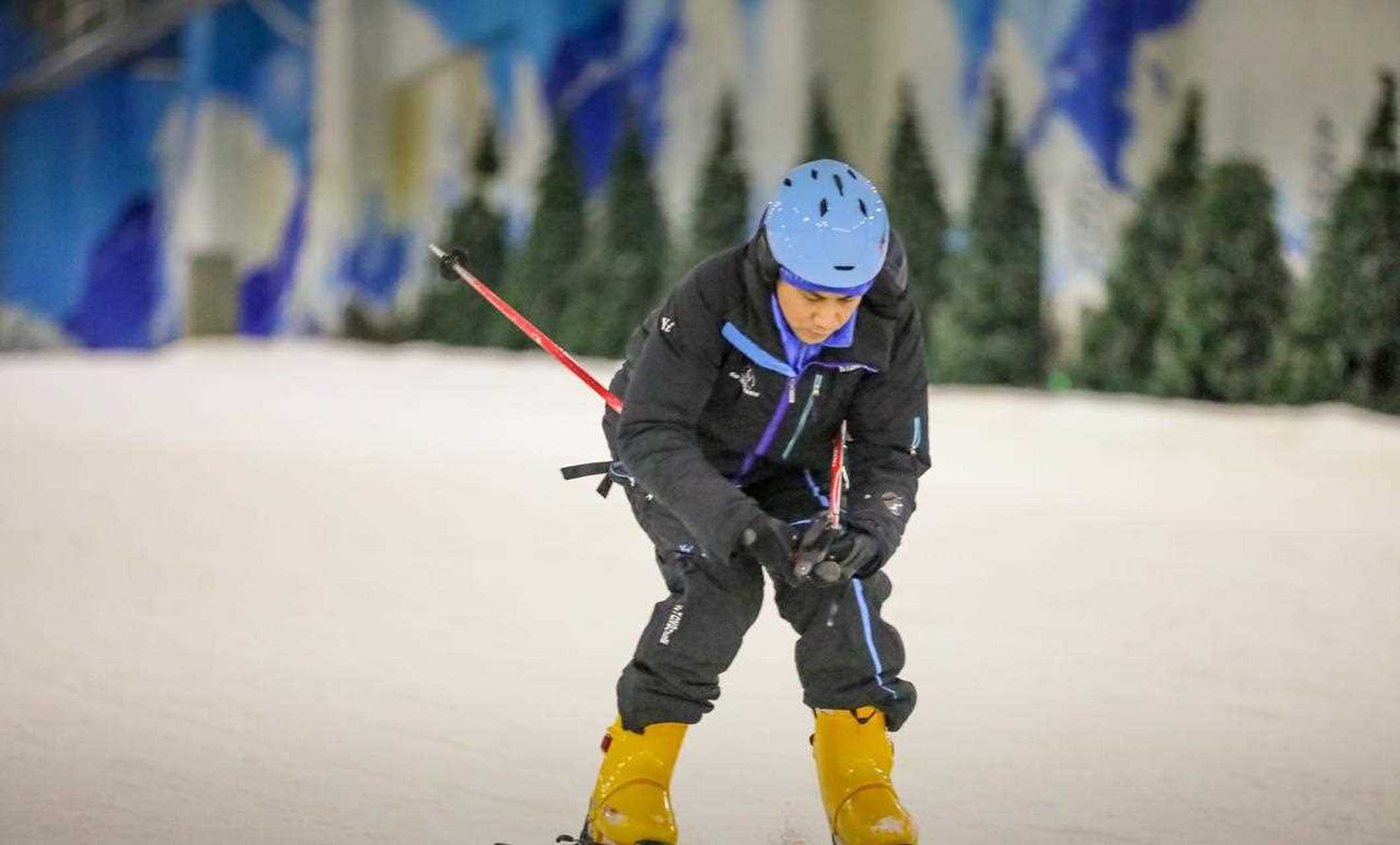 石林冰雪海洋世界滑雪图片