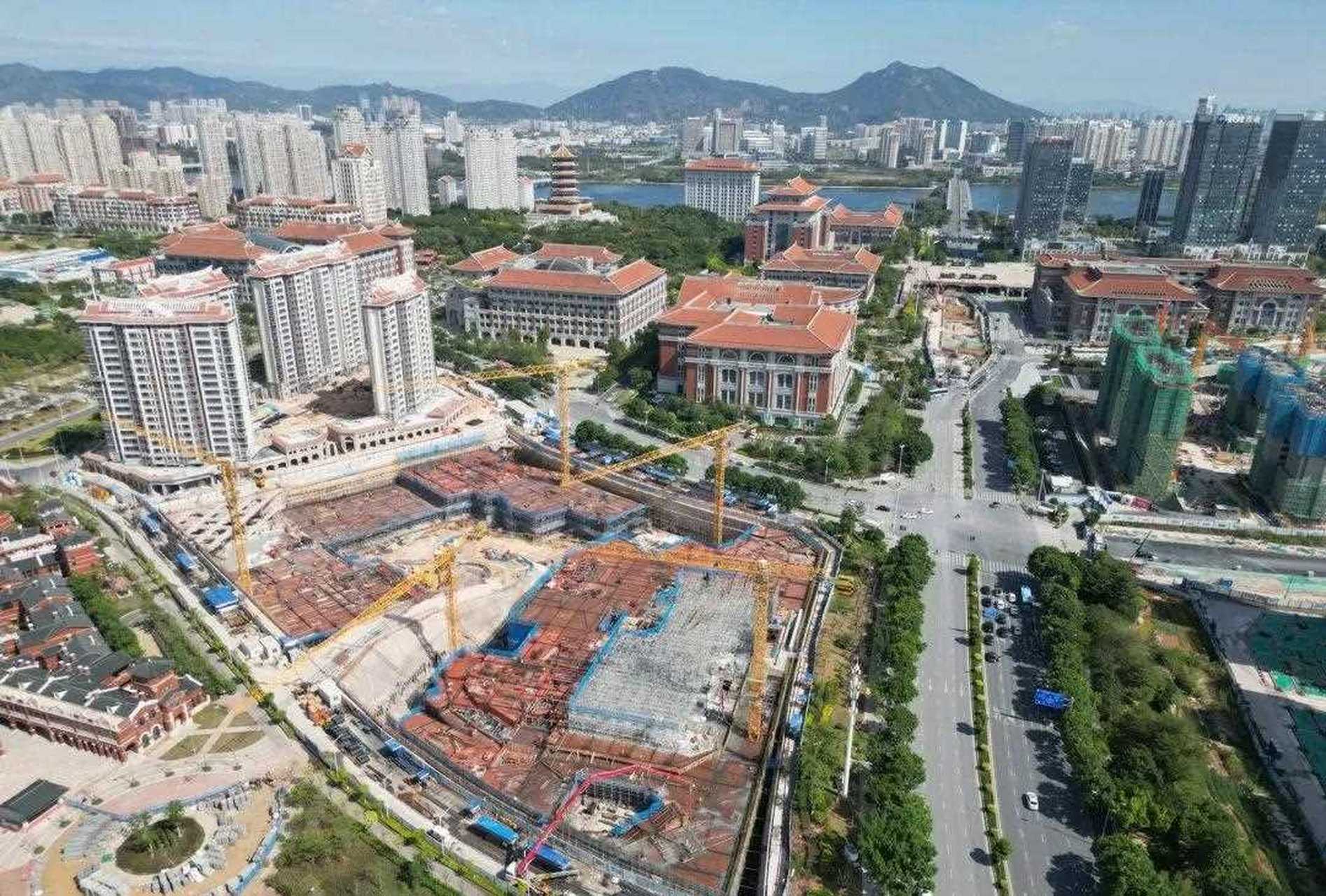 厦门商业新地标集美大悦城商业已出地面!目标24年底开业运营.