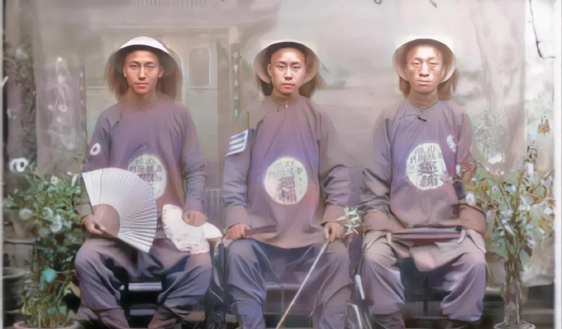 1905年清末时期的巡捕,当时清政府已经模仿西方警察局体系了.