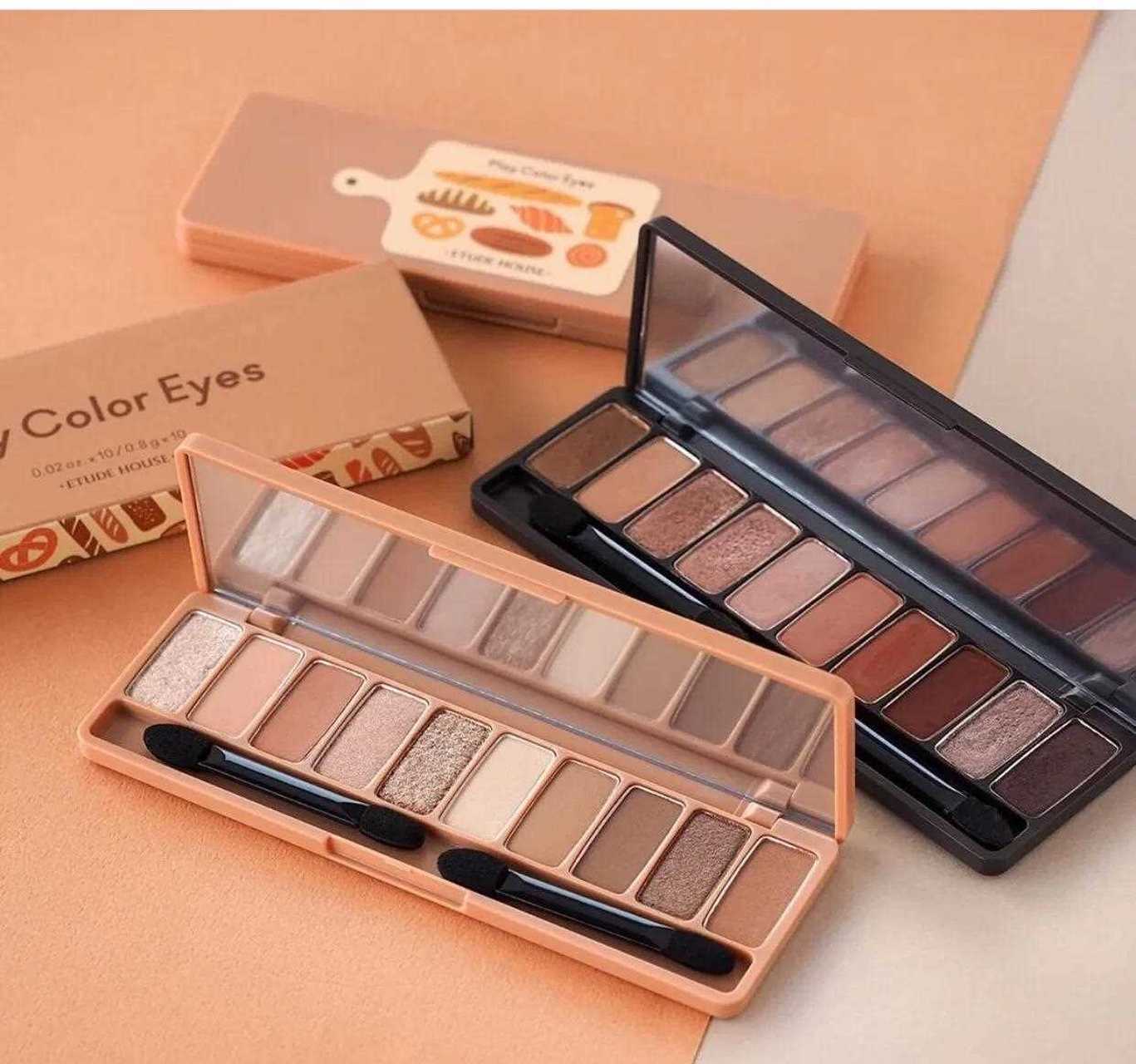 『etude house』19年新品[什么鬼] 面包眼影盘 共2个色盘 主要以棕色