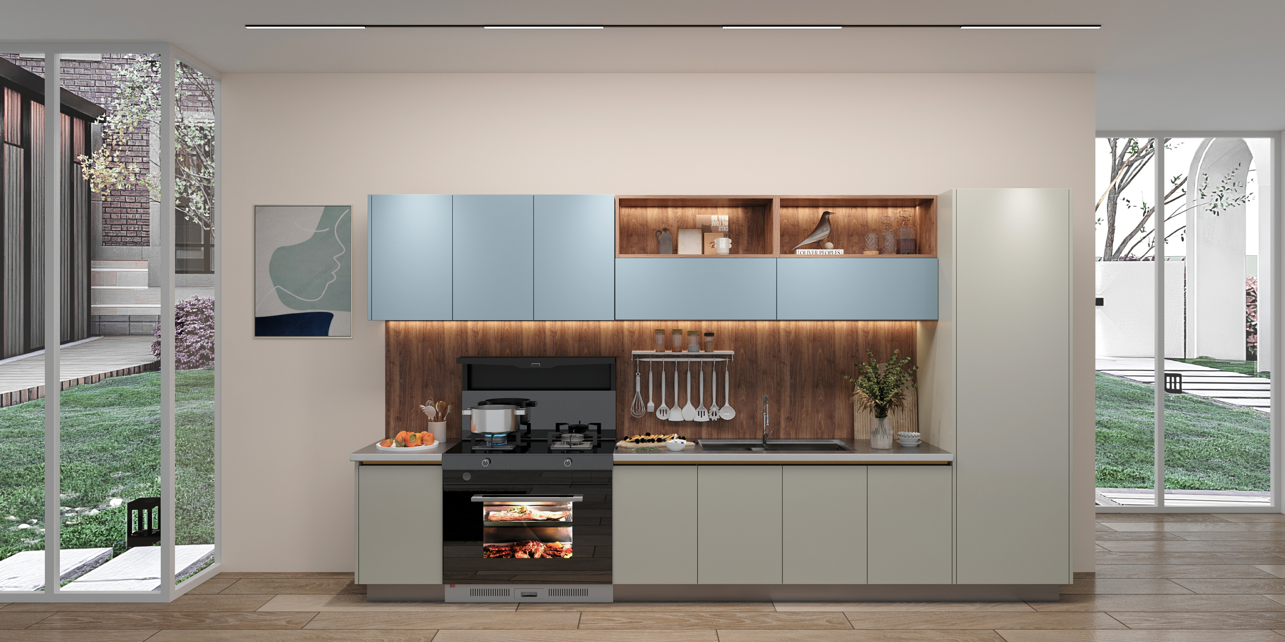 森歌新品不锈钢橱柜定制多少钱一平米?