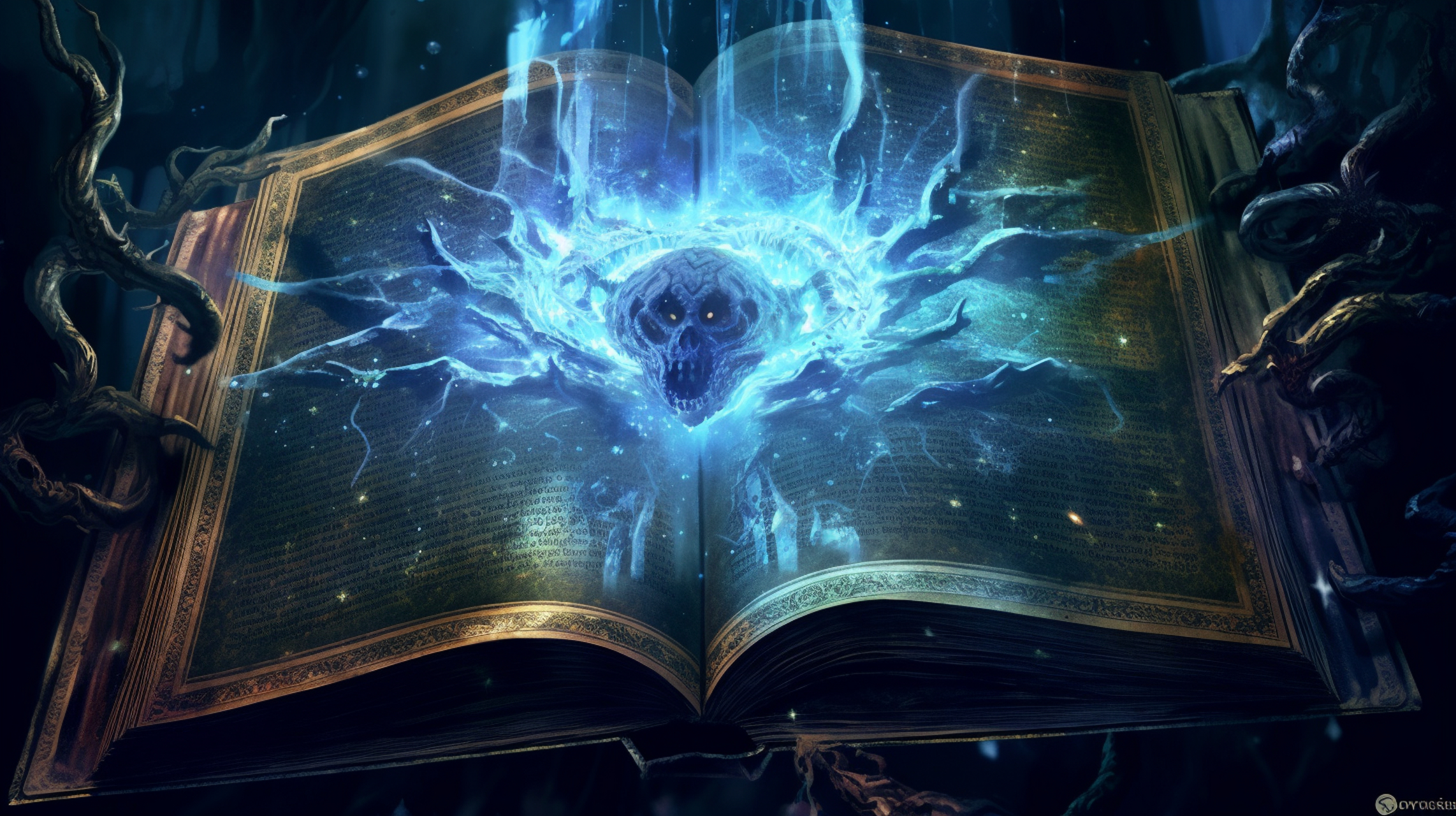 咒语之书是完全开放的,充满了不言而喻的力量,它的魔法源于我们必须