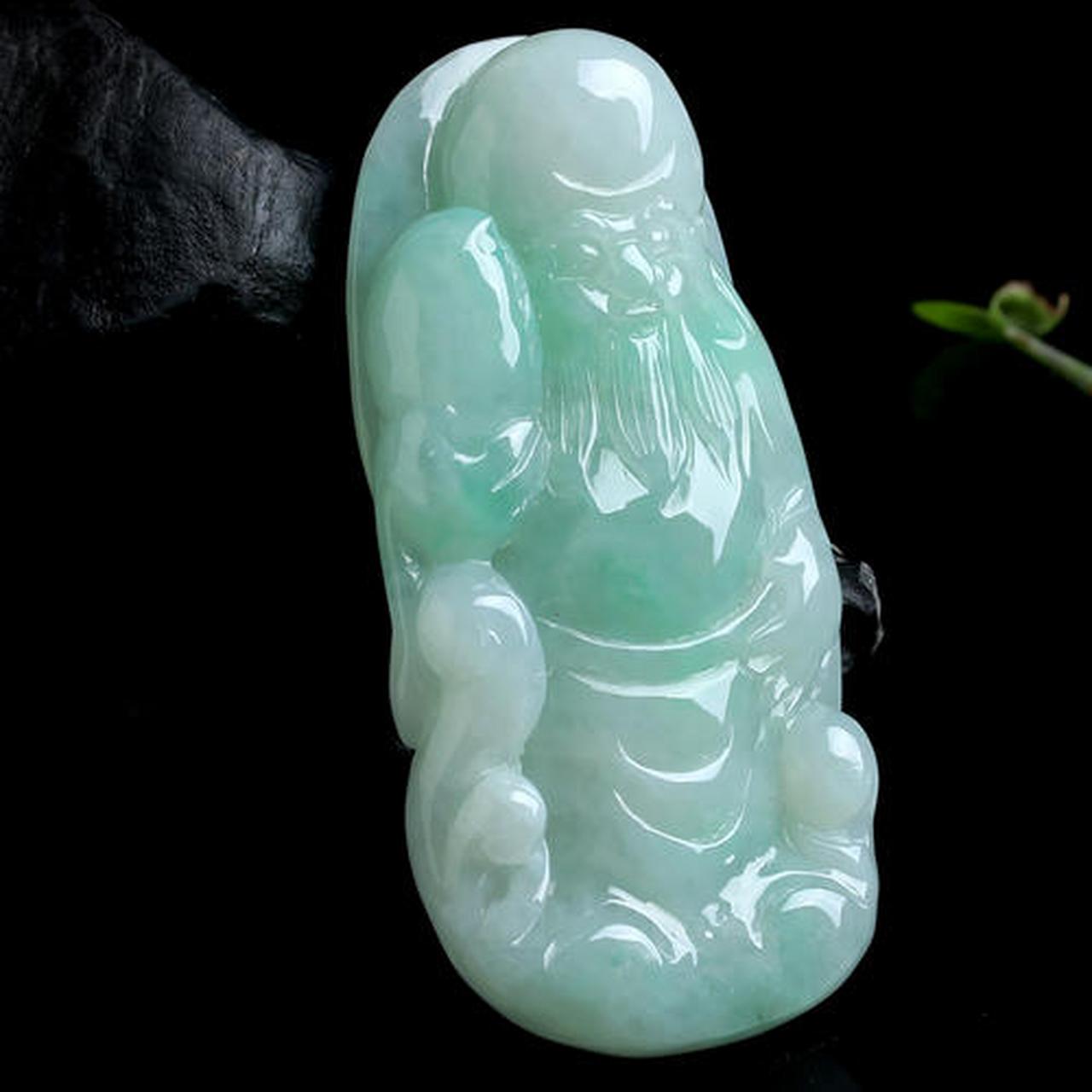 翡翠寿星# 翡翠寿星是以我国神话中,掌管着天下人寿命的神灵为题驳哪