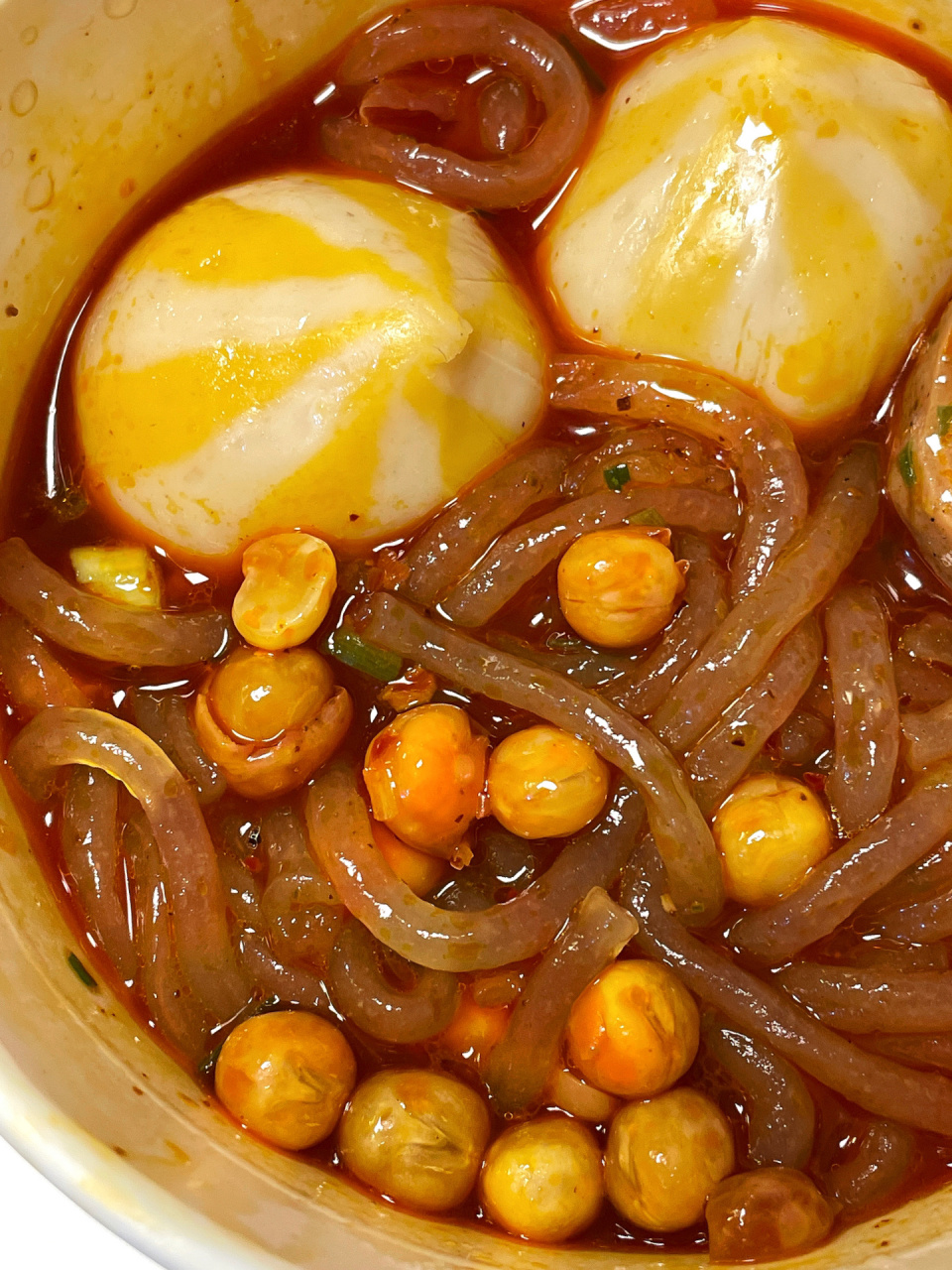 任何人没吃过介个速食我都会伤心的!01酸辣粉77鱼籽丸77牛筋丸!