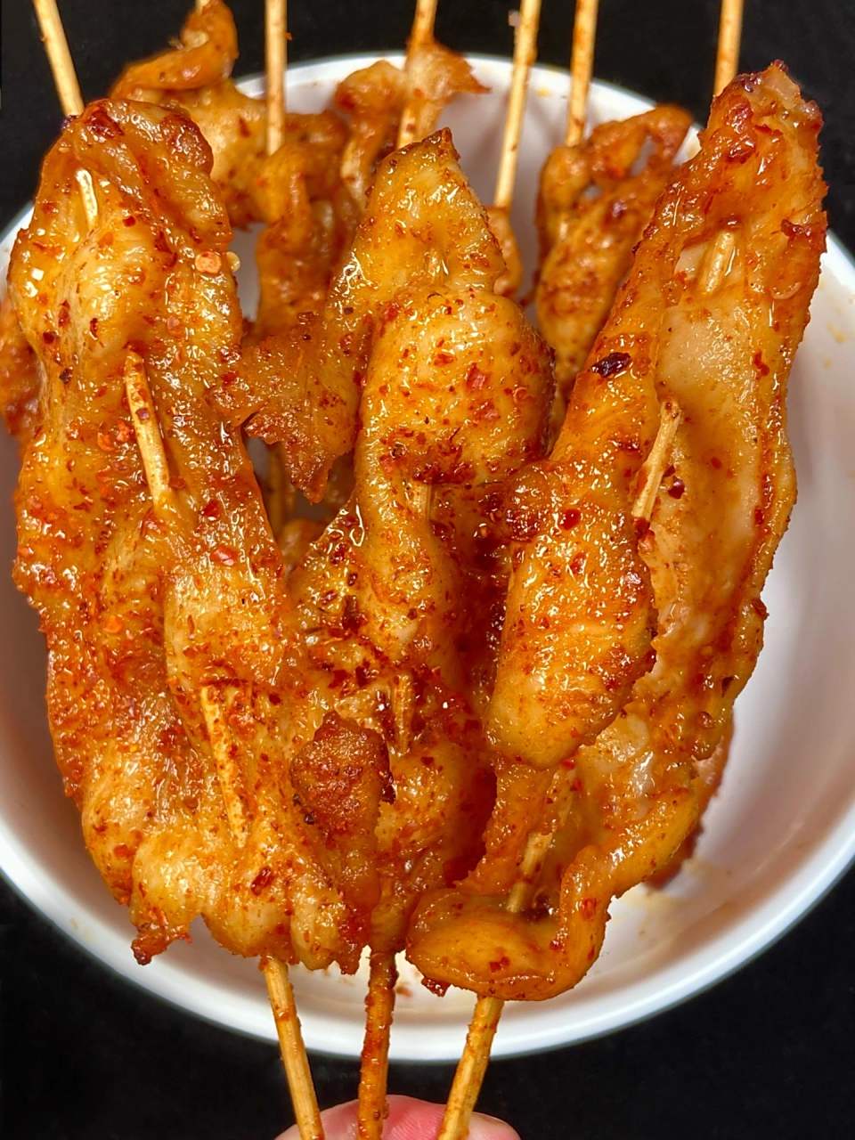 炸里脊串 真的是那个味,肉也很嫩, 炸出来的酥酥脆脆的, 香辣入味,真