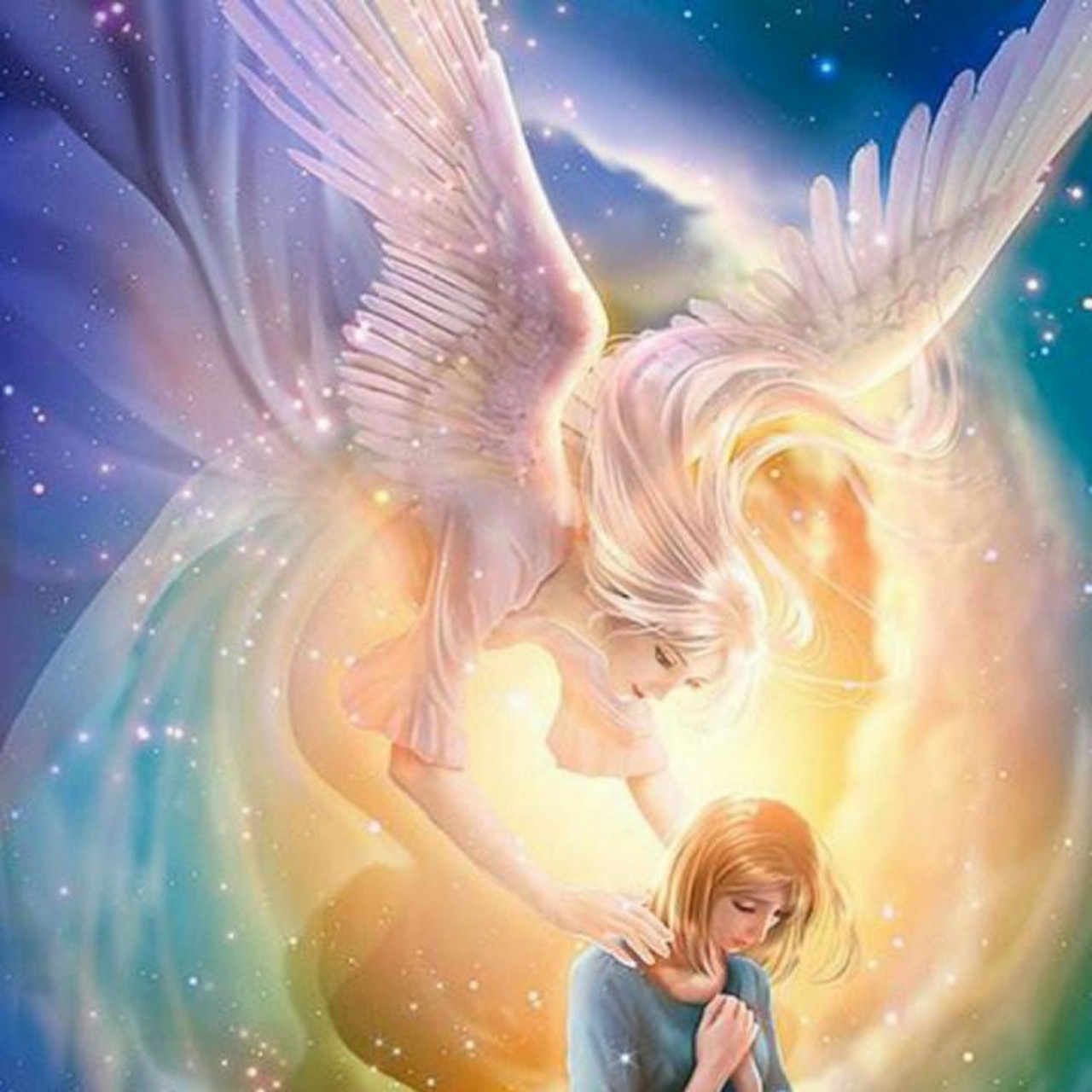 爱,便是天使向星辰膜拜.  灵魂是何等悲伤,当它为爱而悲伤!