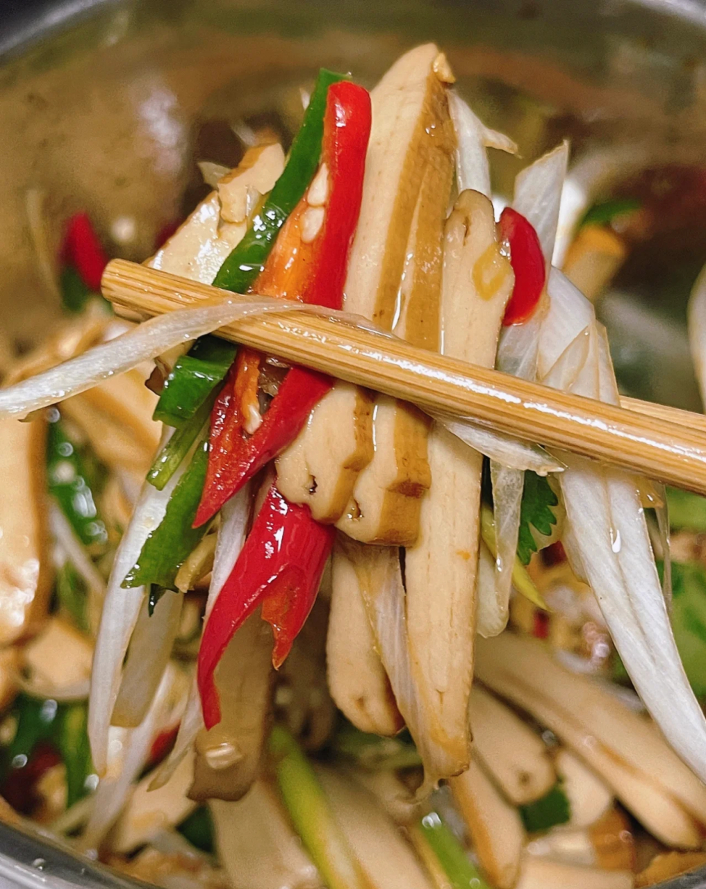 酸辣拌豆腐条酸辣爽口 ❤️凉拌豆腐干