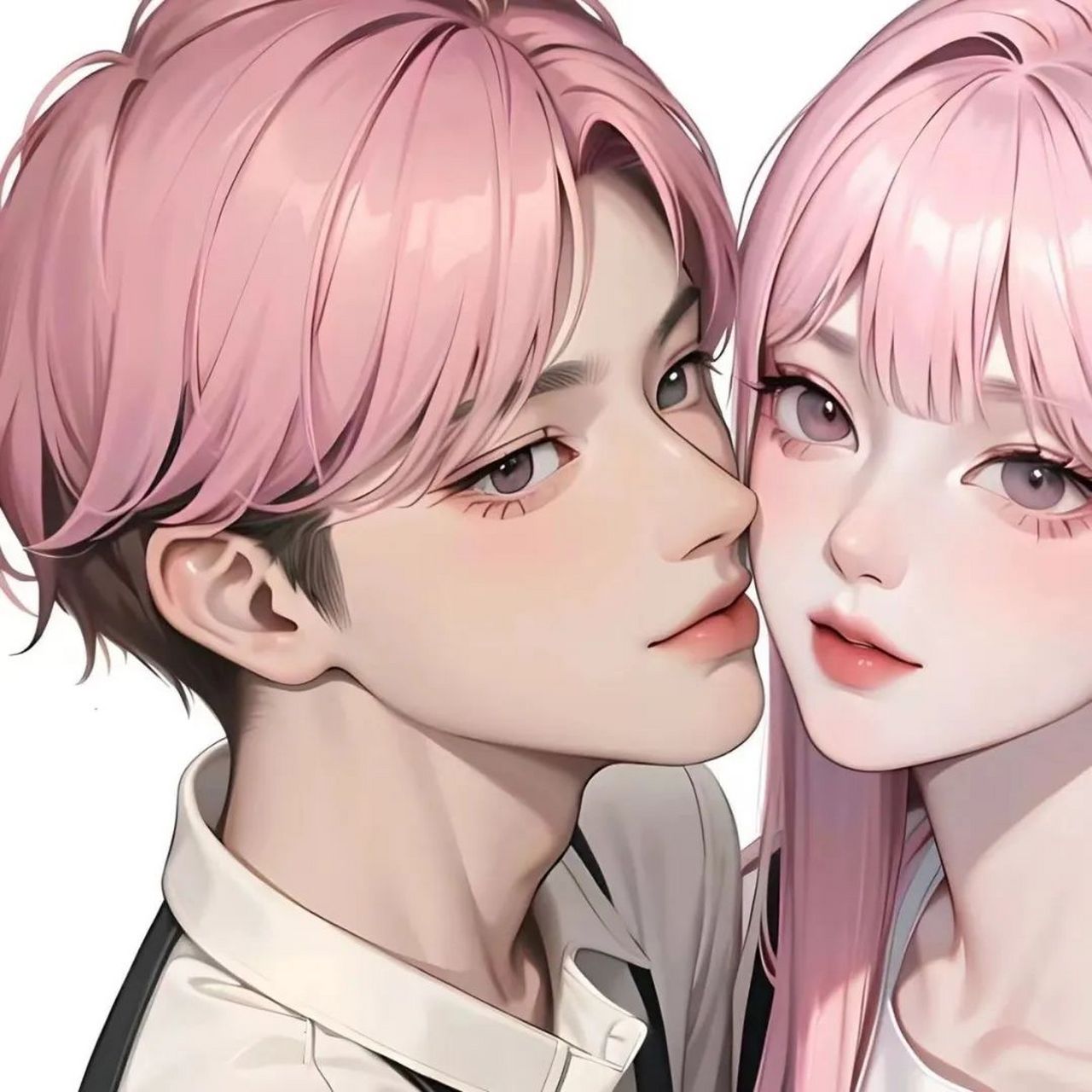 情侣头像##ai# #ai绘画# #百度ai绘图黑科技# #情侣头像分享# #堵漫