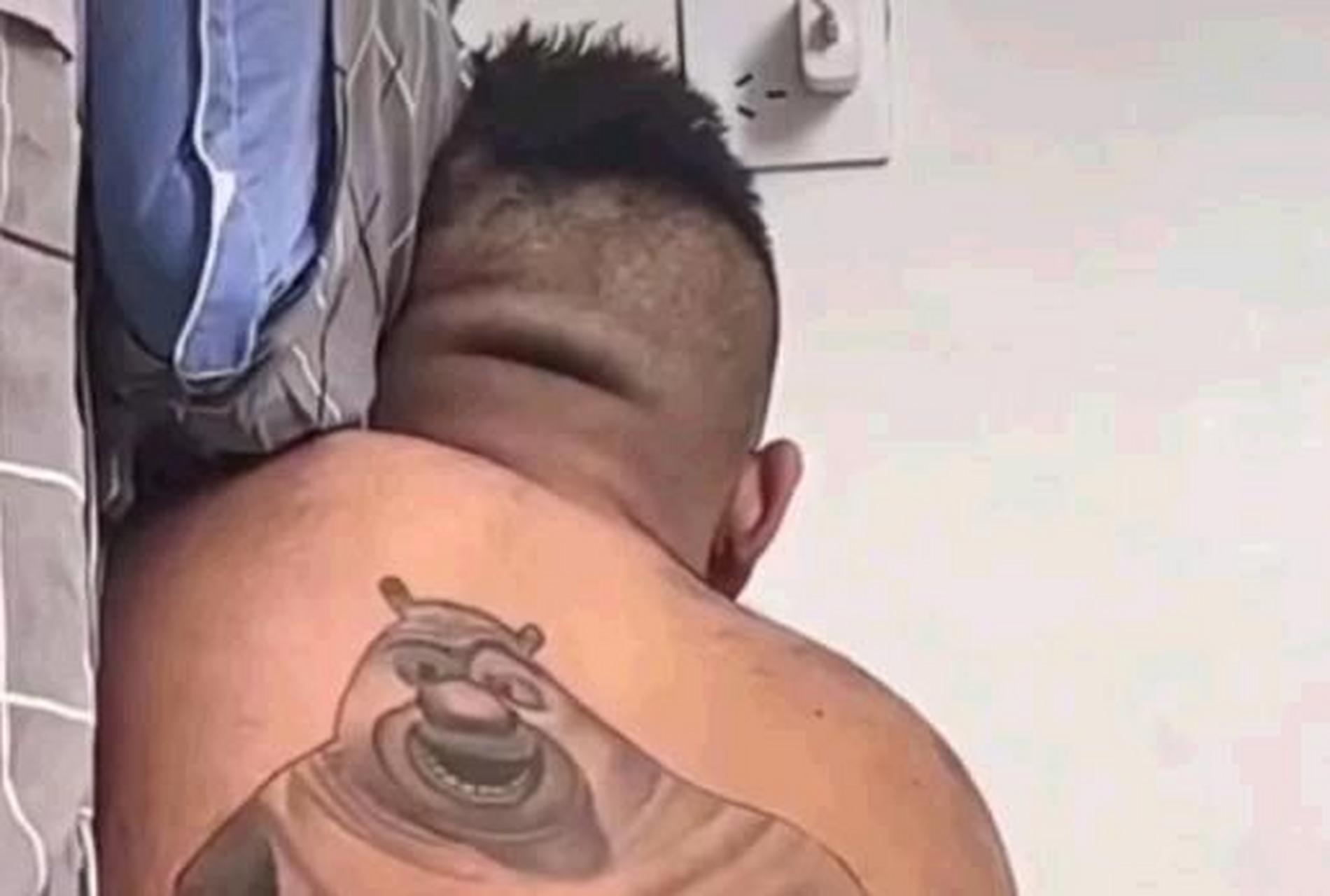 最狠的大哥纹身最萌