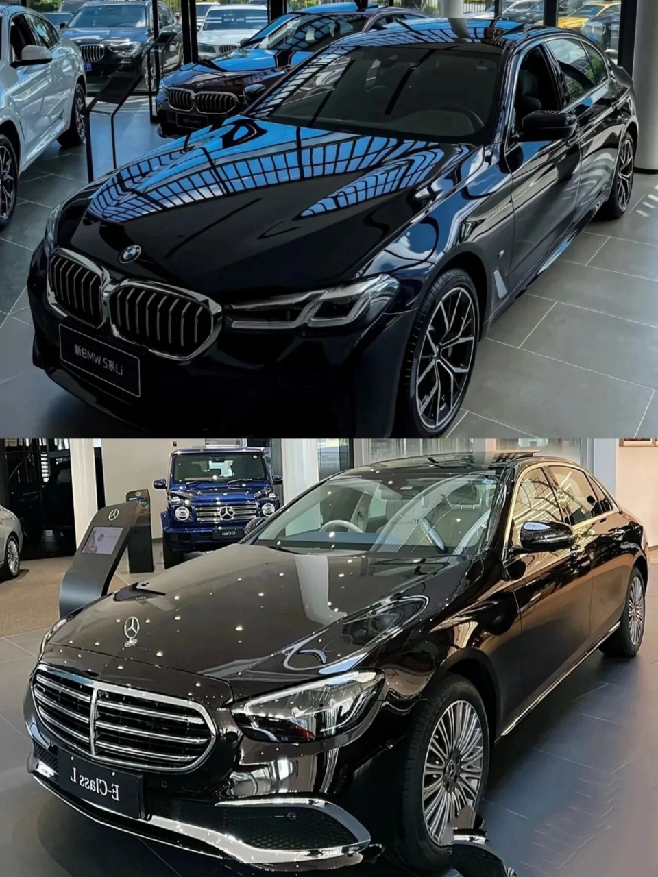 宝马530&奔驰e300,到底怎么选90	 "奔驰e300,外观优雅,内饰豪华,64