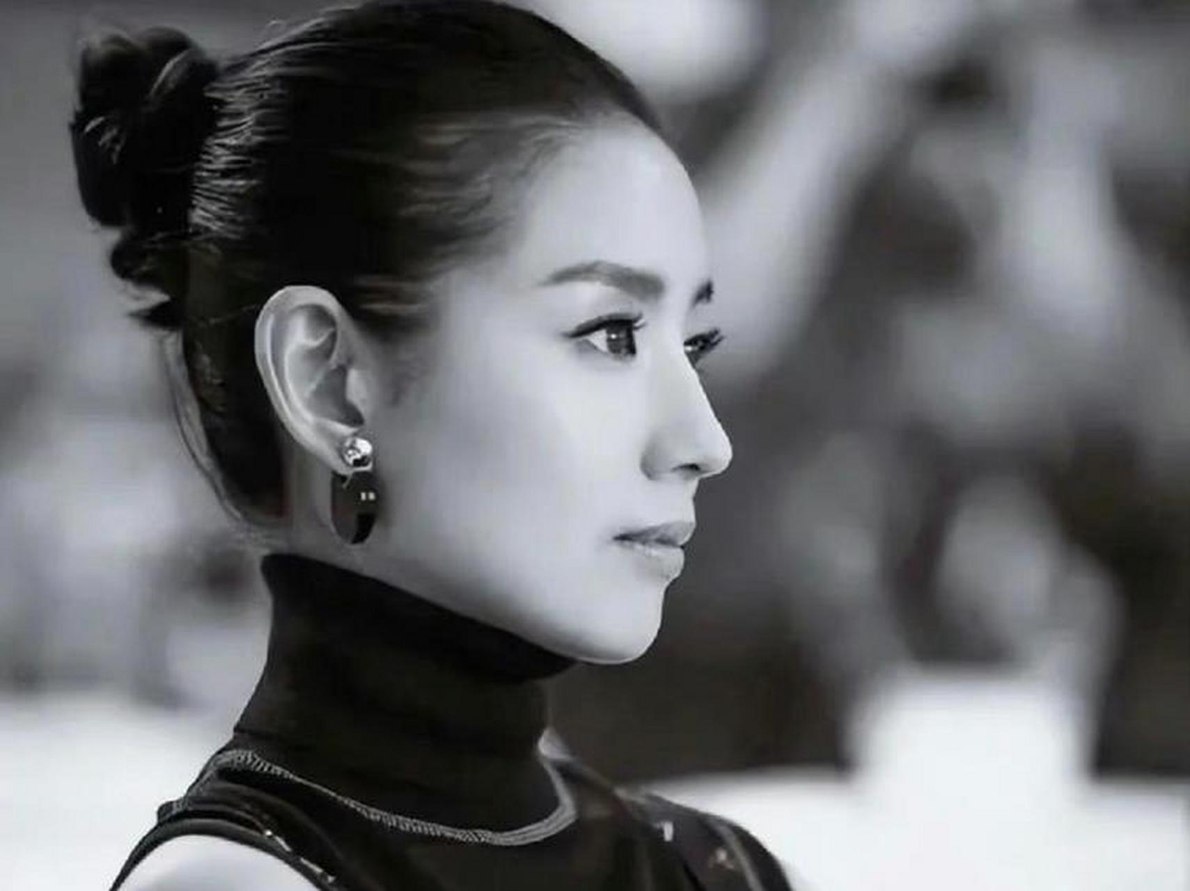 董洁的鼻子在女明星当中算是比较好看的了,而整个五官也都非常的独特