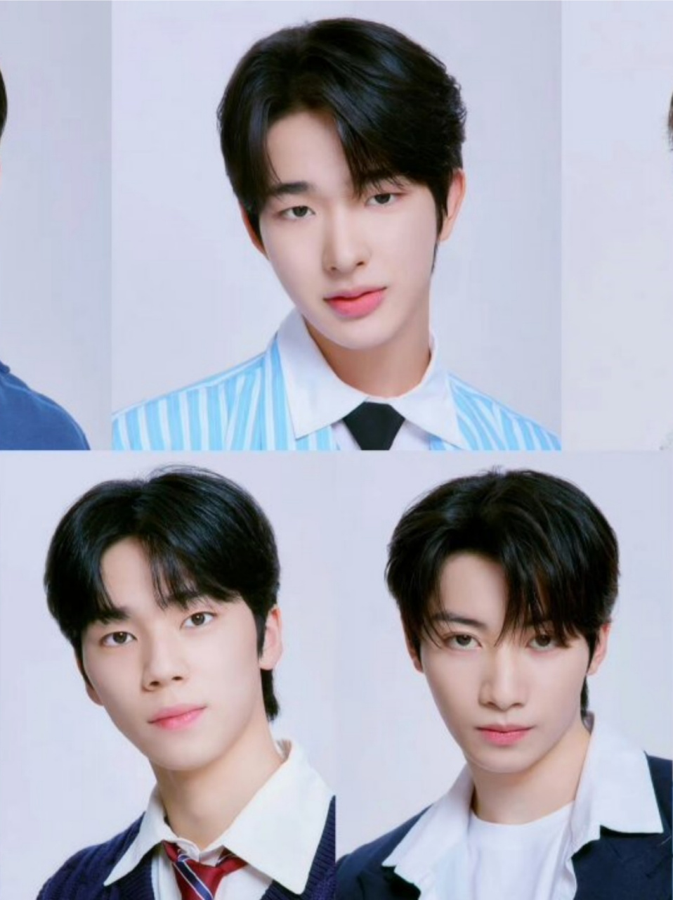 刚刚 jyp新男团…  长得比较实力派的样子