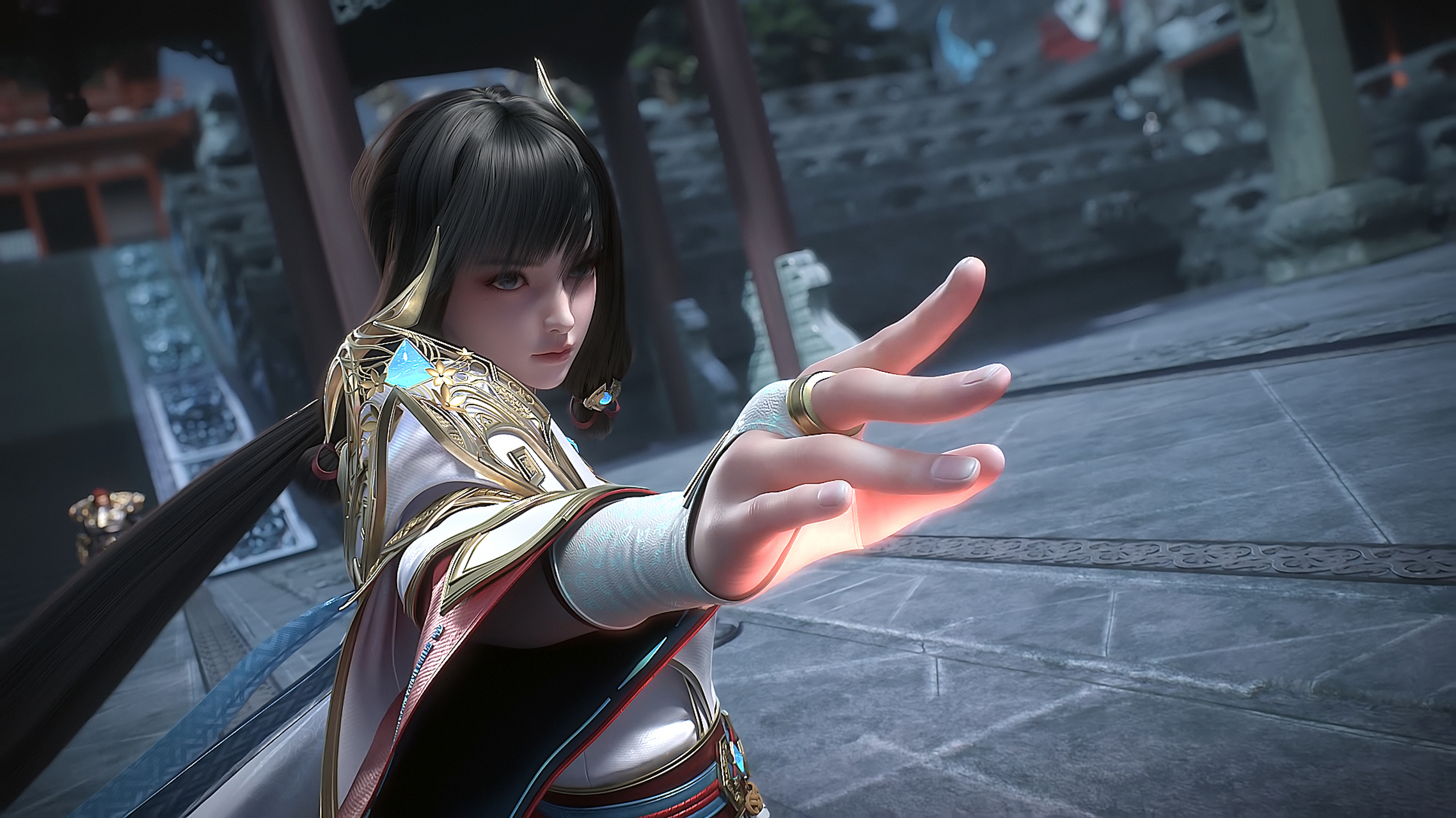 国漫女神|《百炼成神》云落动漫壁纸:杀戮少女(白帝城执法官),上界云